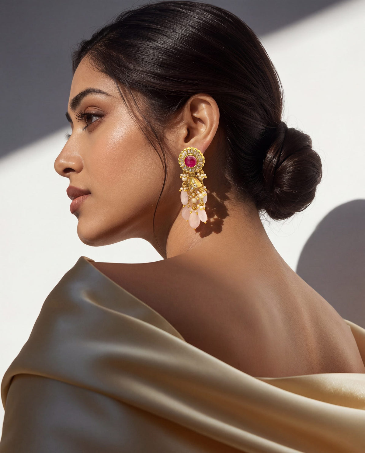Suruchi Polki Long Earrings