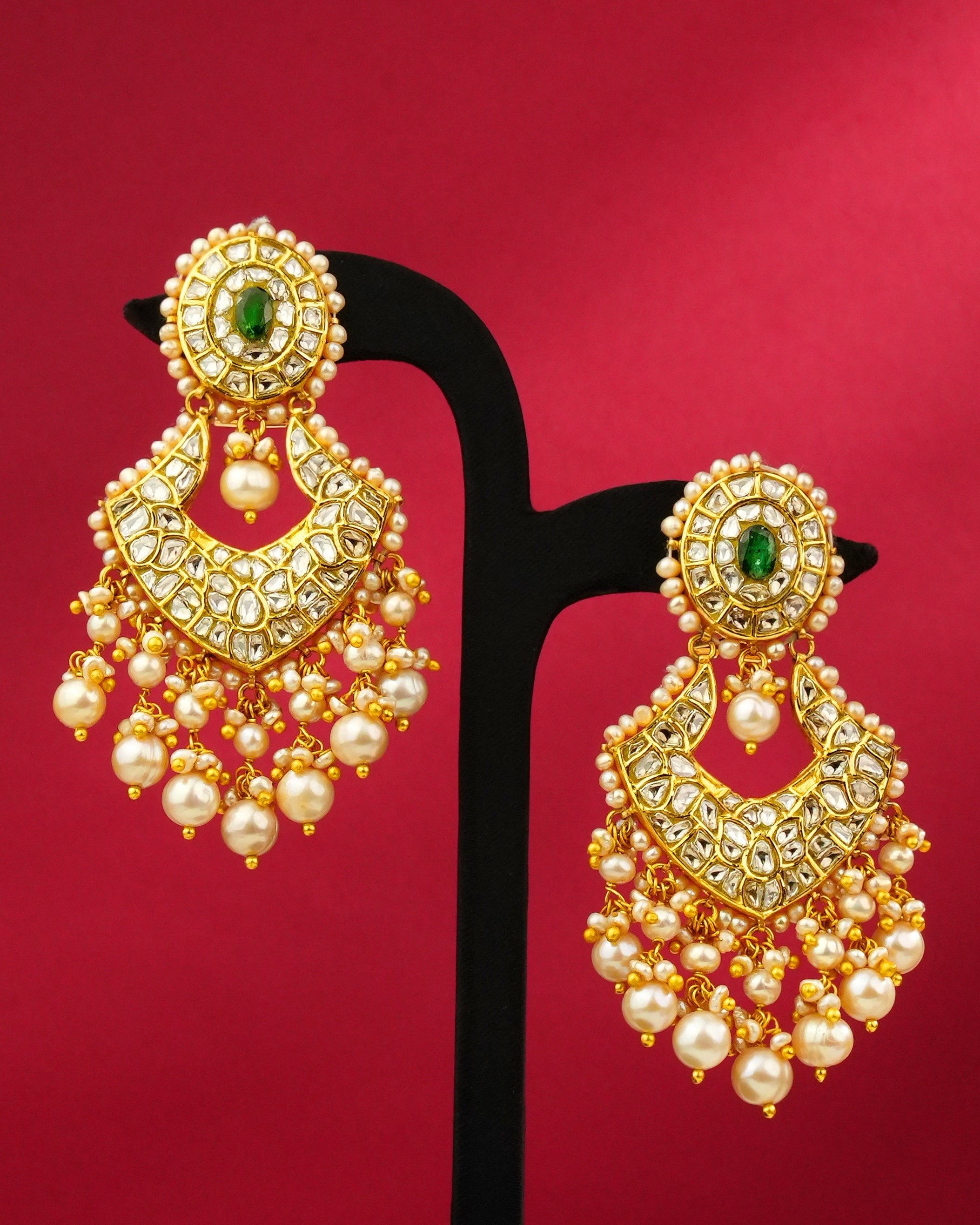 Hetal Polki Chandbalis