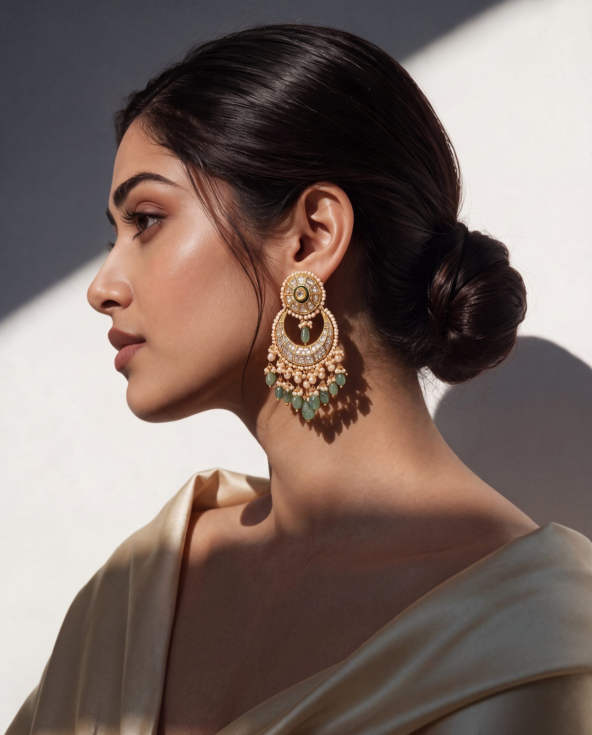 Sienna Polki Chandbalis