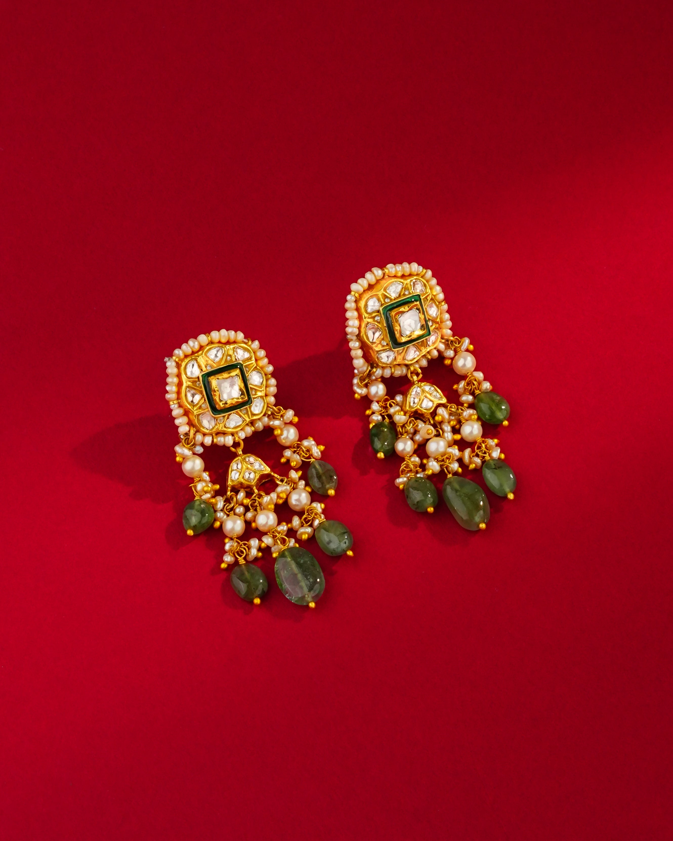 Dania Polki Long Earrings