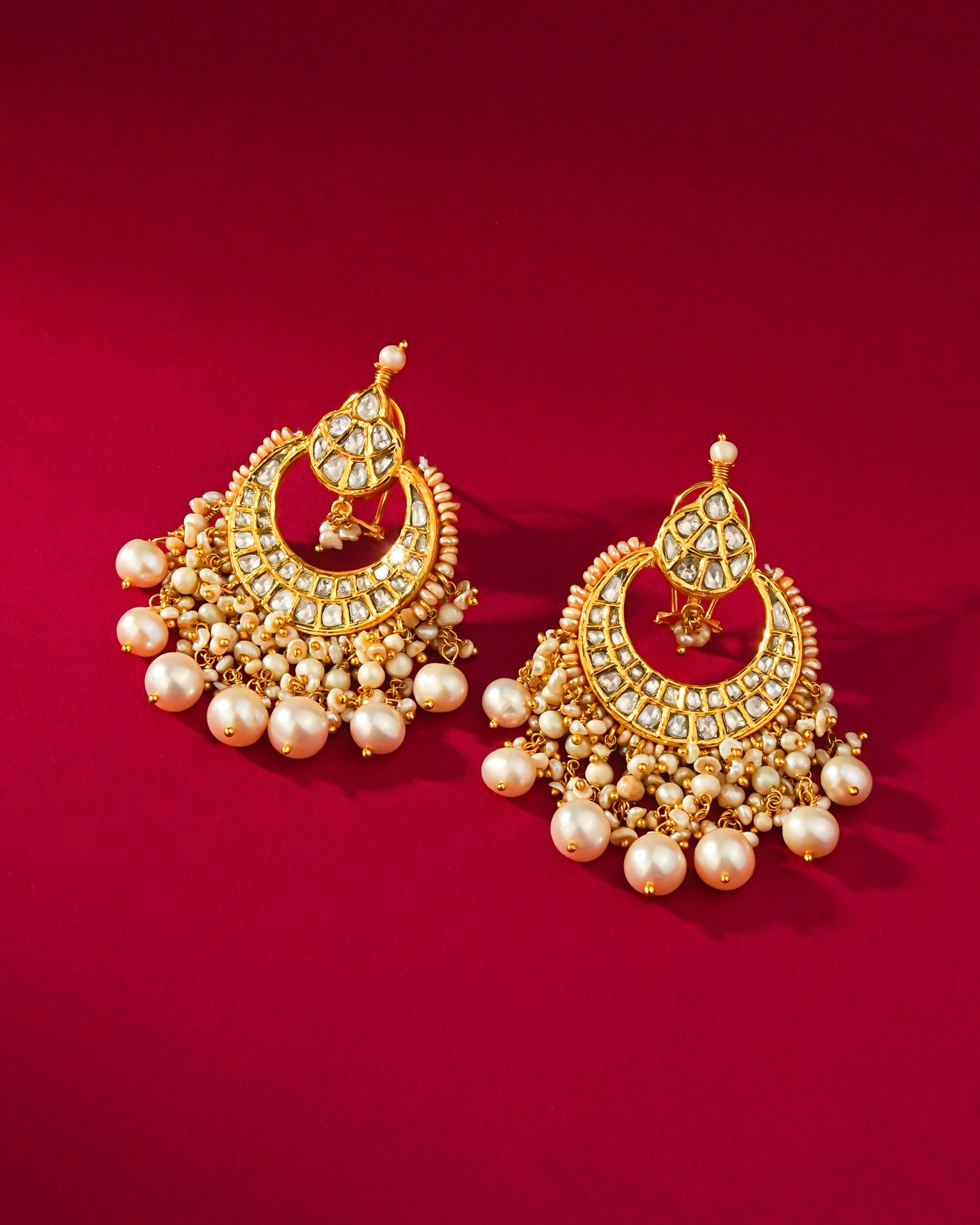Nusrat Polki Chandbalis