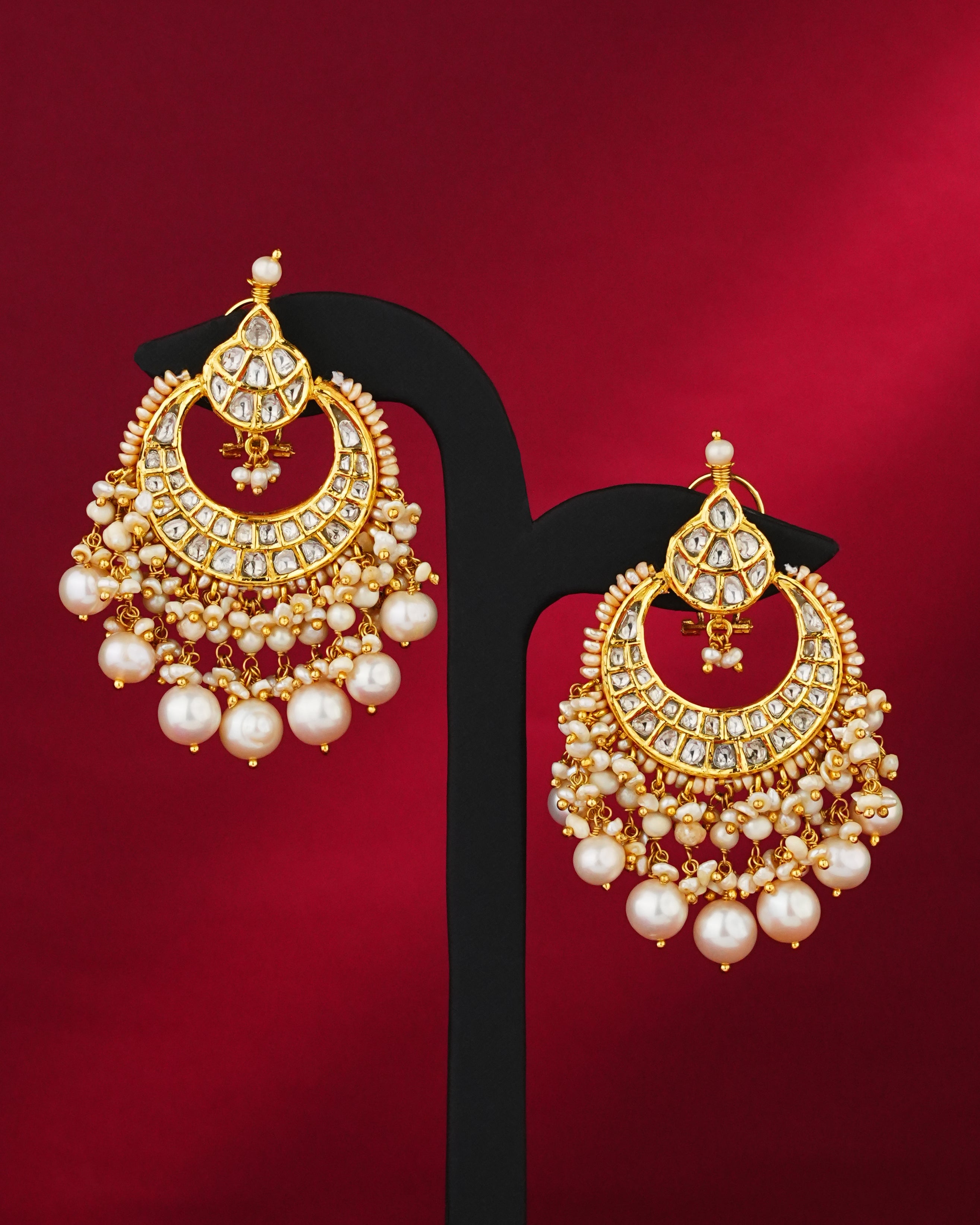 Nusrat Polki Chandbalis