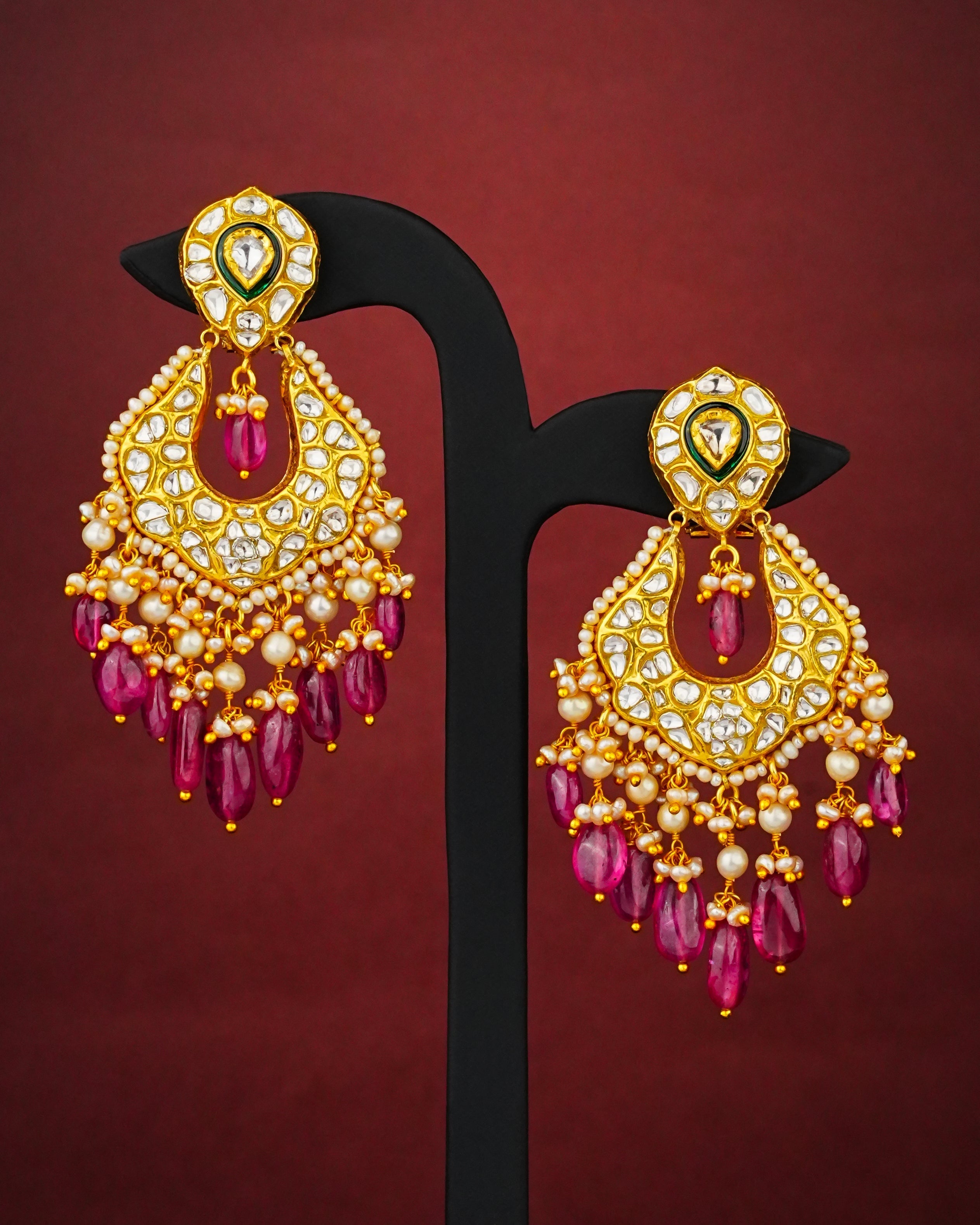 Visha Polki Chandbalis