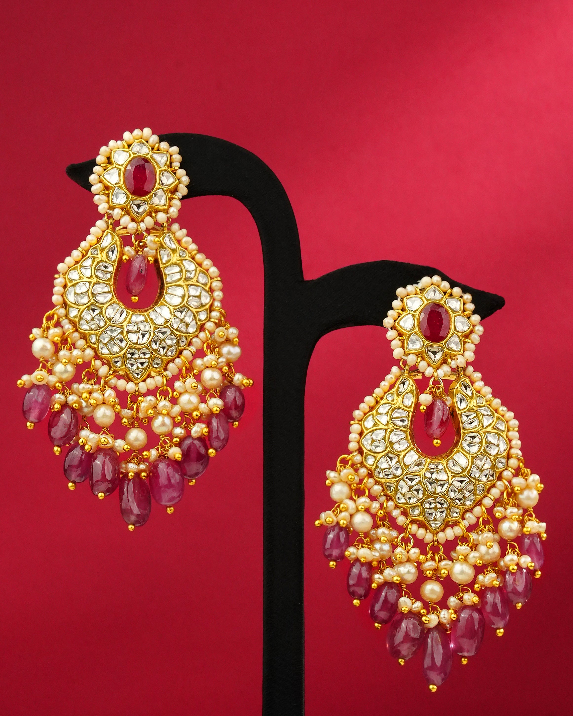 Chloe Polki Chandbalis