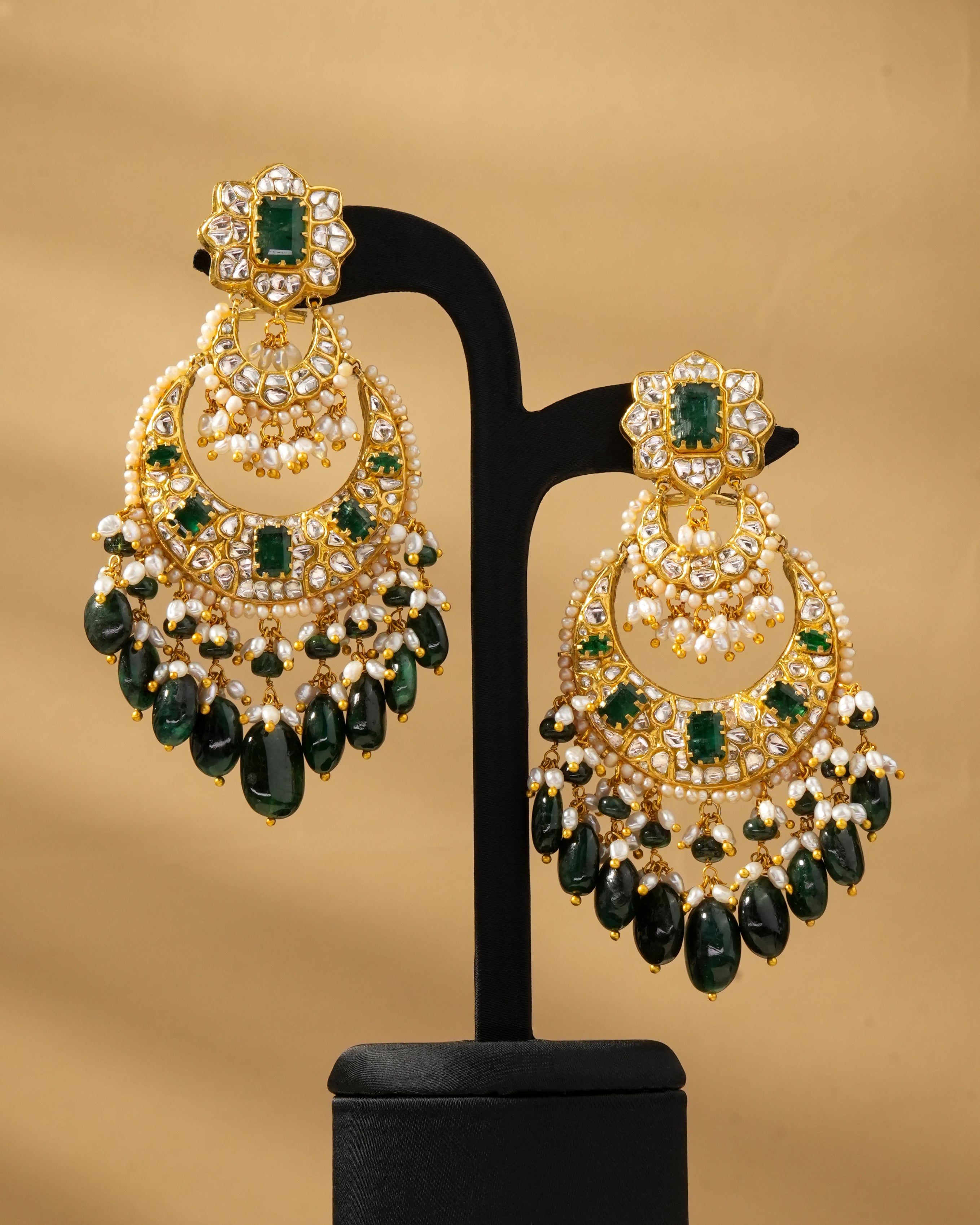 Camaya Polki Chandbalis