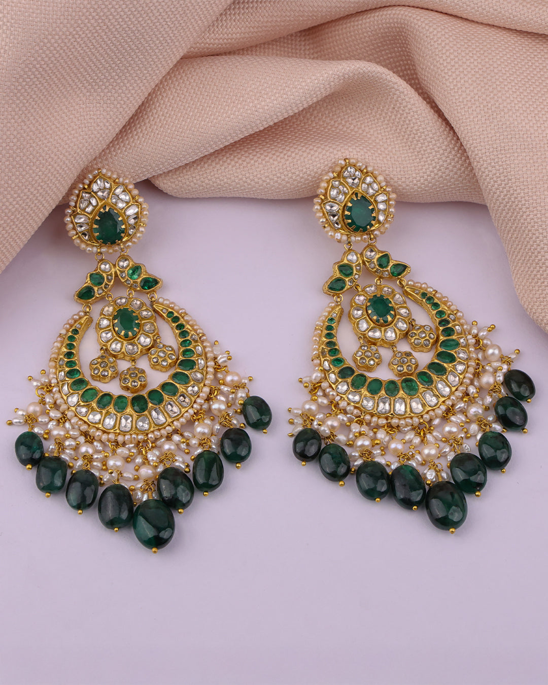 Jasmin Polki Chandbalis