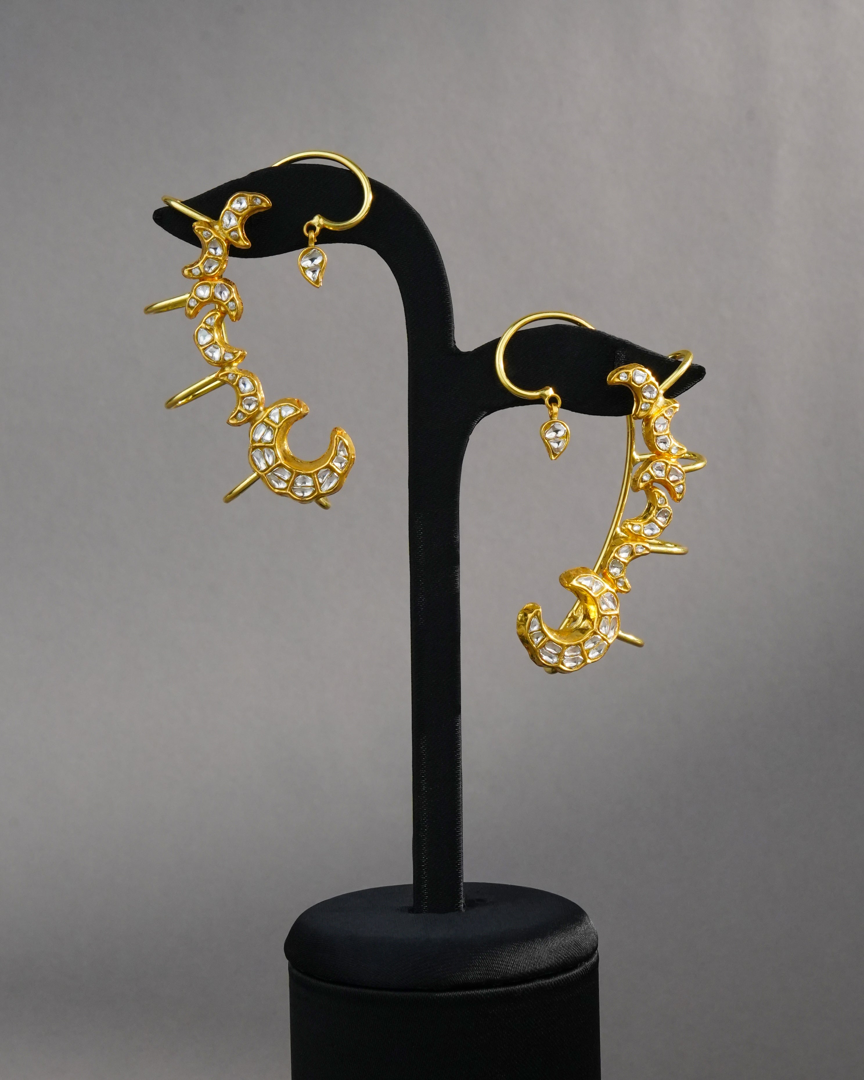 Nyzelle Polki Long Earrings