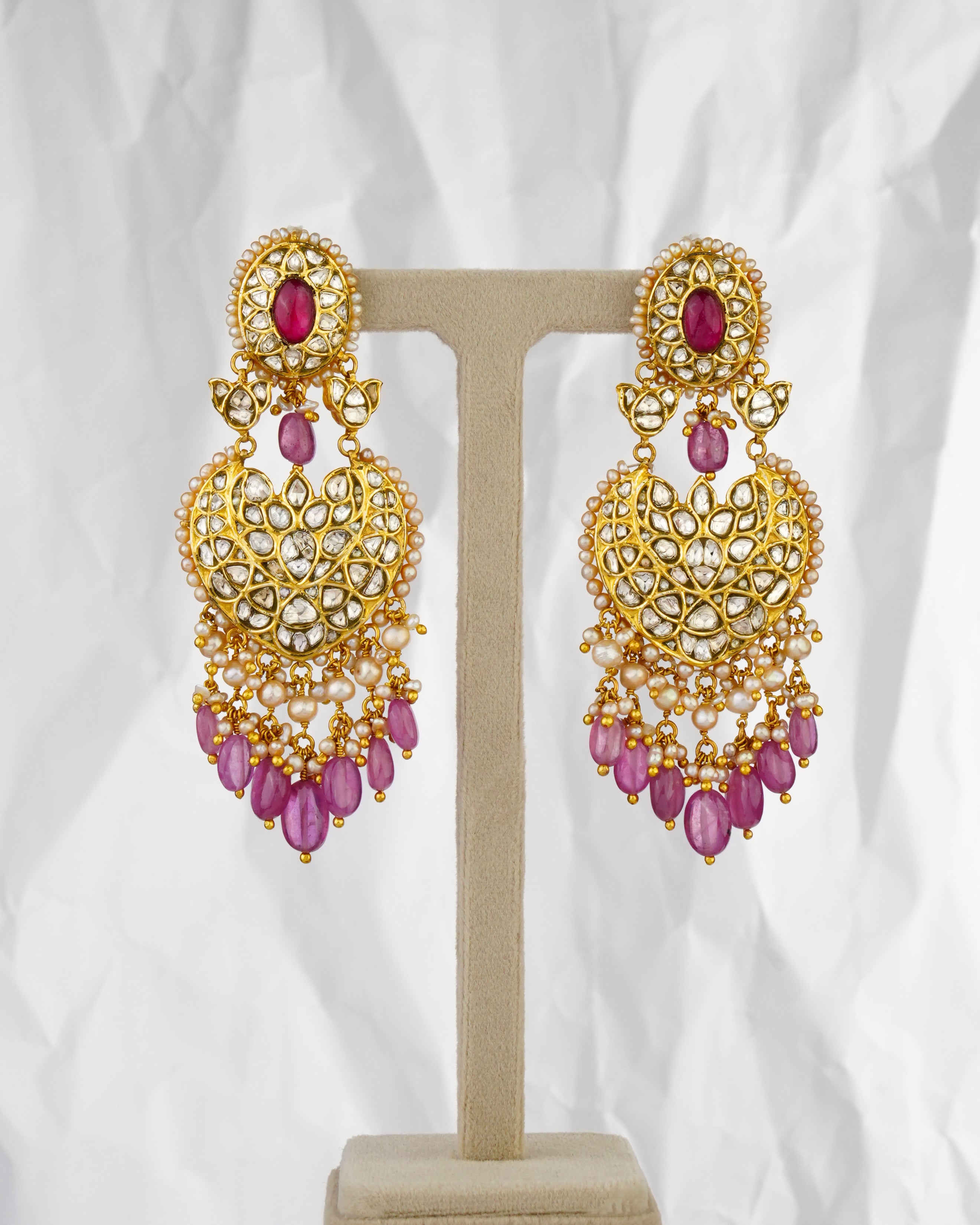 Pushpa Polki Chandbalis