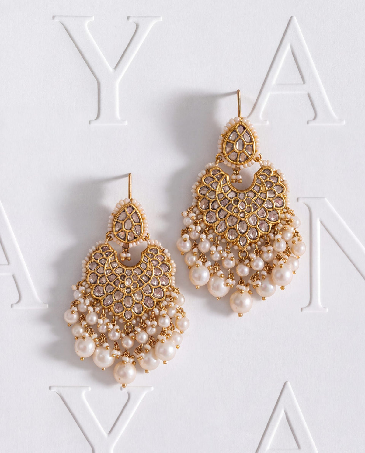 Simran Polki And Diamond Chandbalis