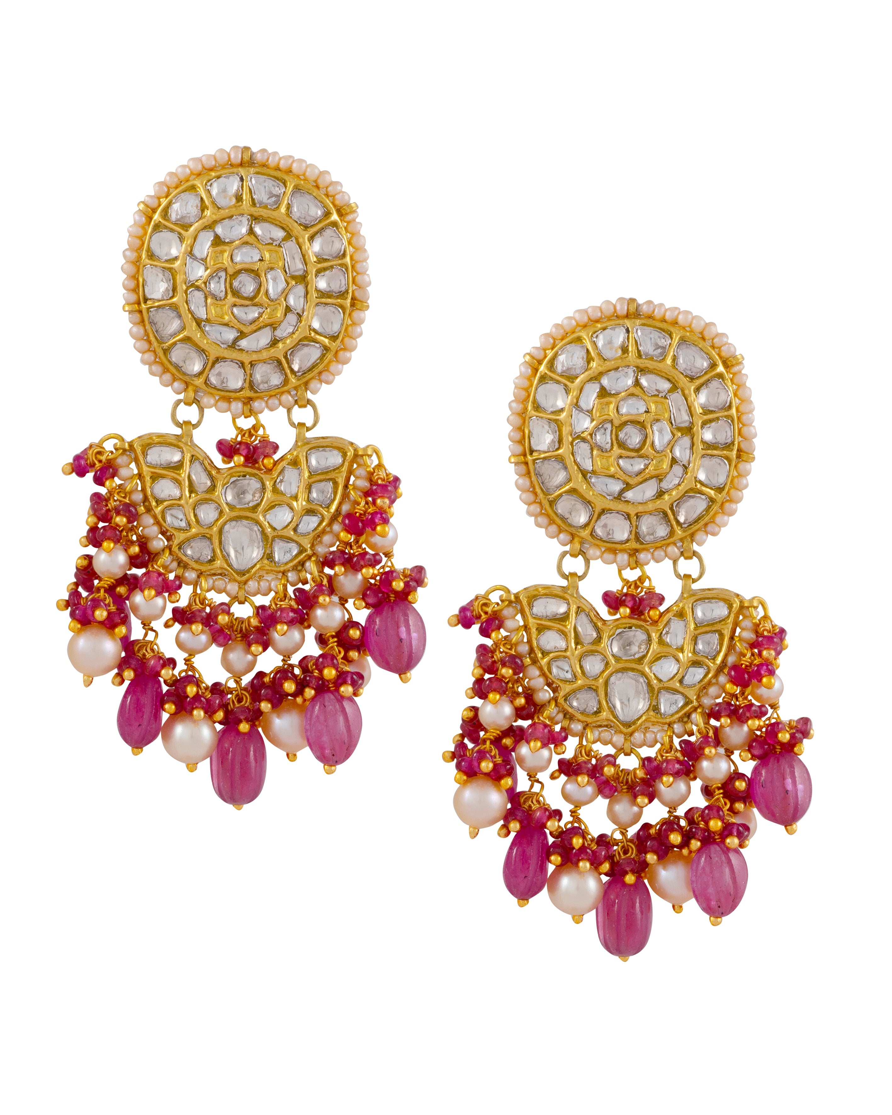Anoop Choker and Shakti Earrings Polki Set