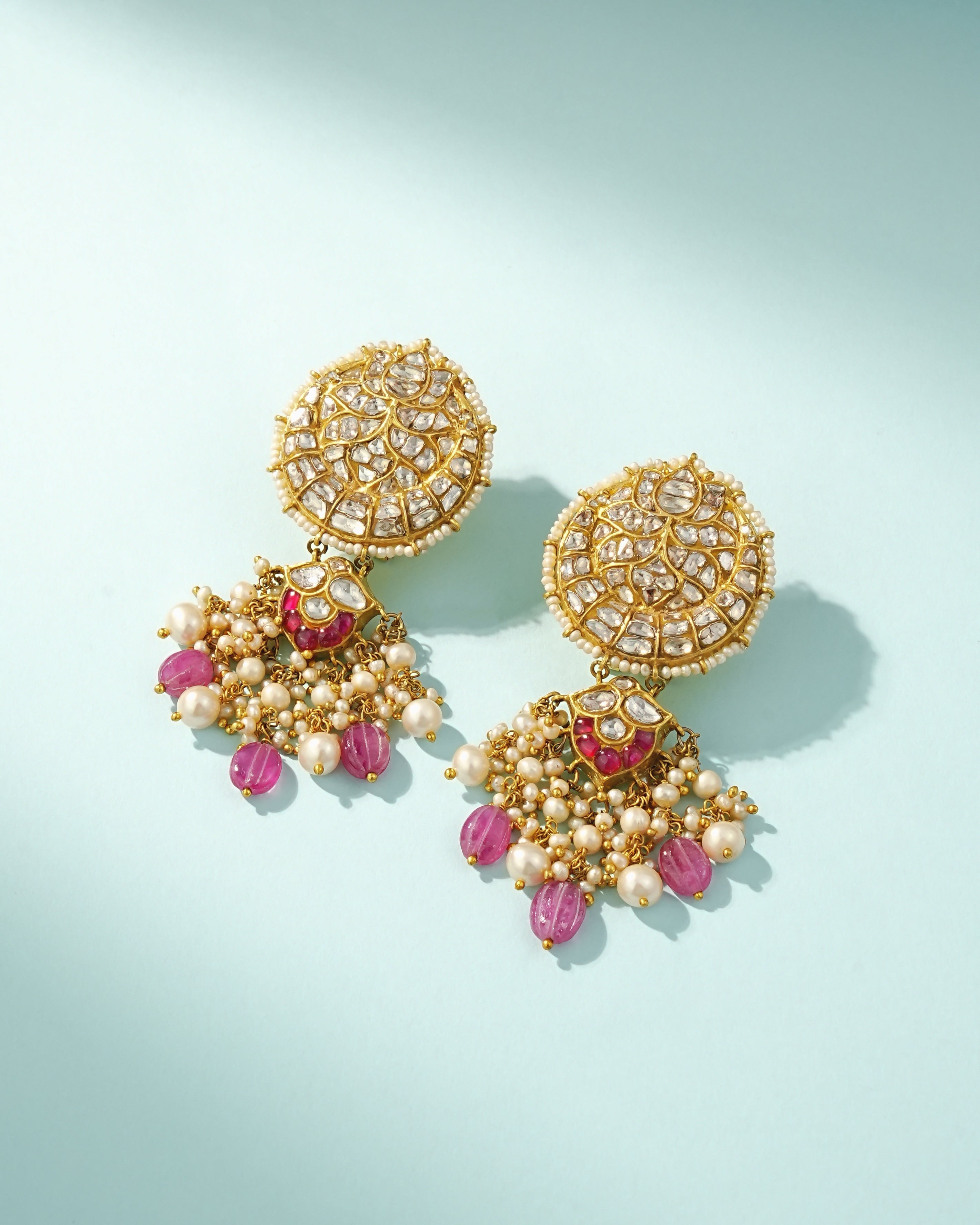 Sitri Polki Long Earrings