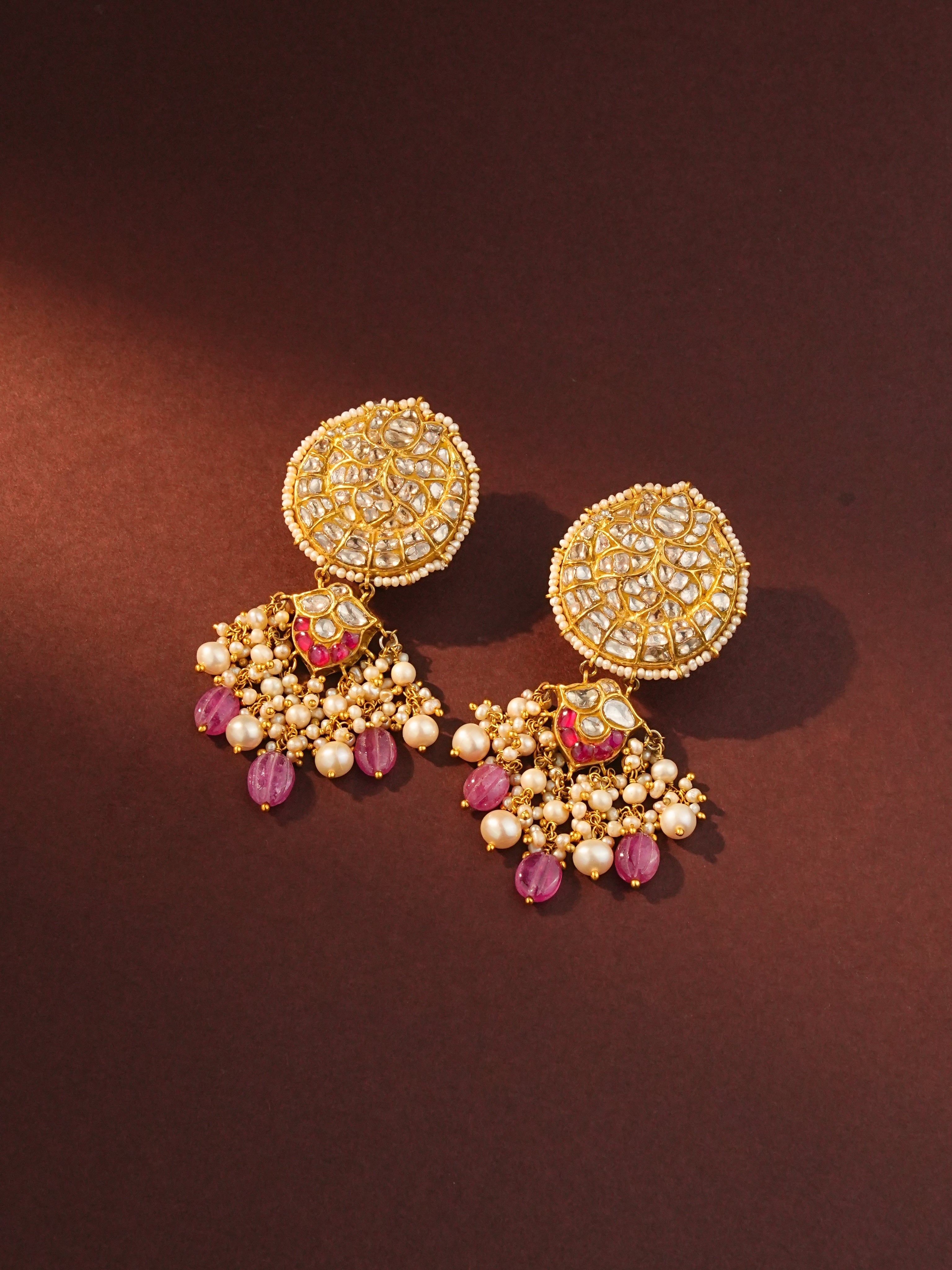 Sitri Polki Long Earrings
