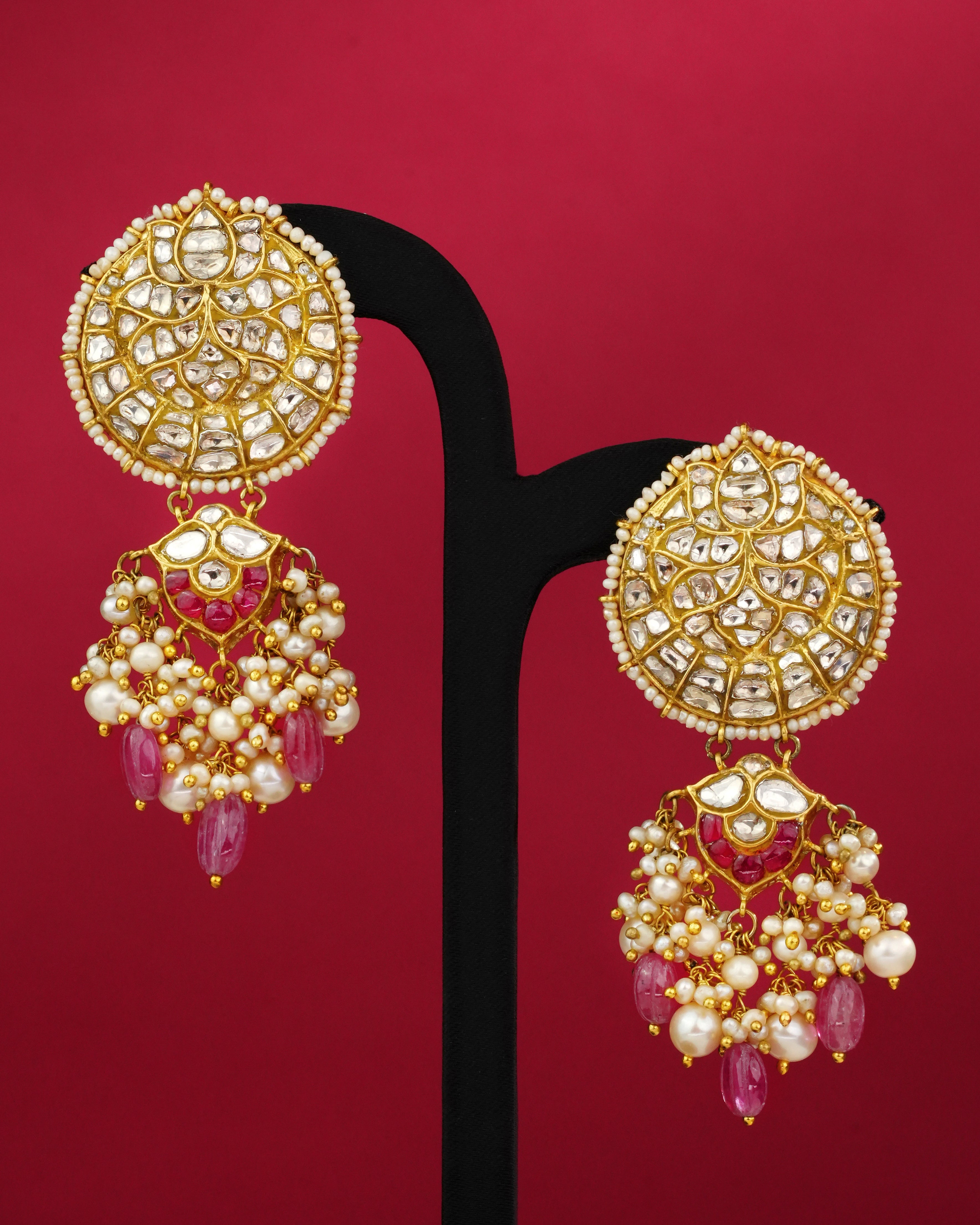Sitri Polki Long Earrings