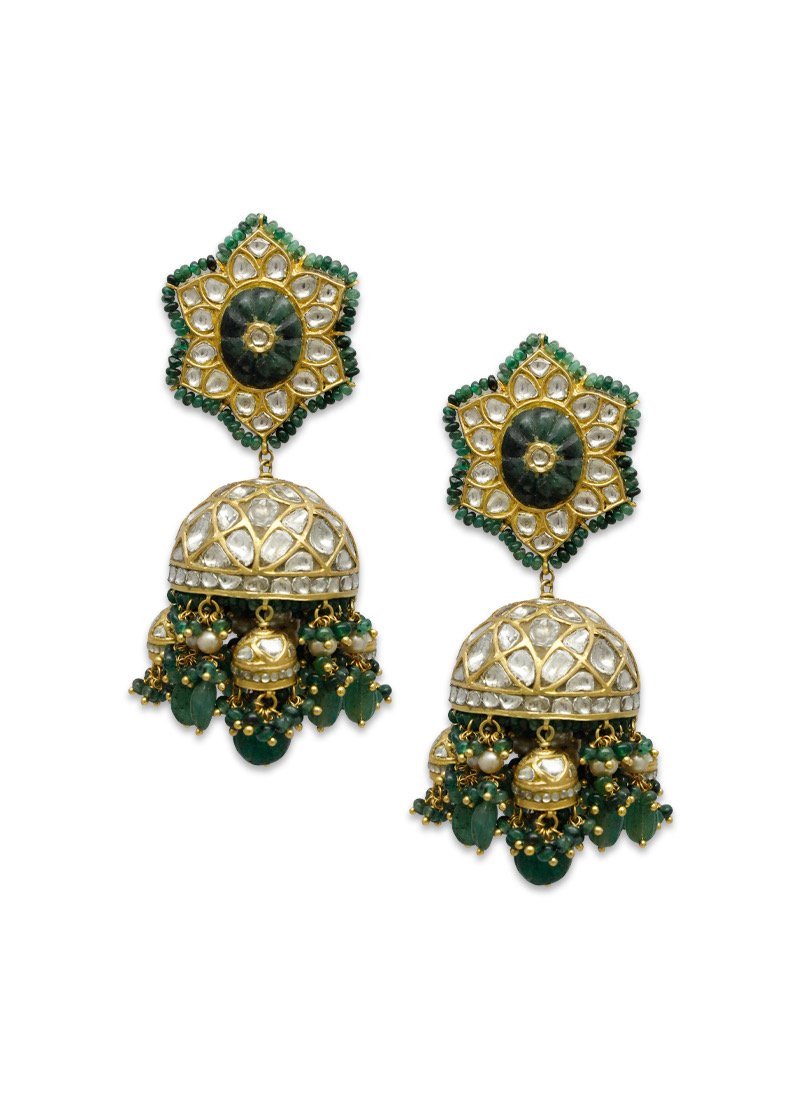 Mariena Polki Jhumkas