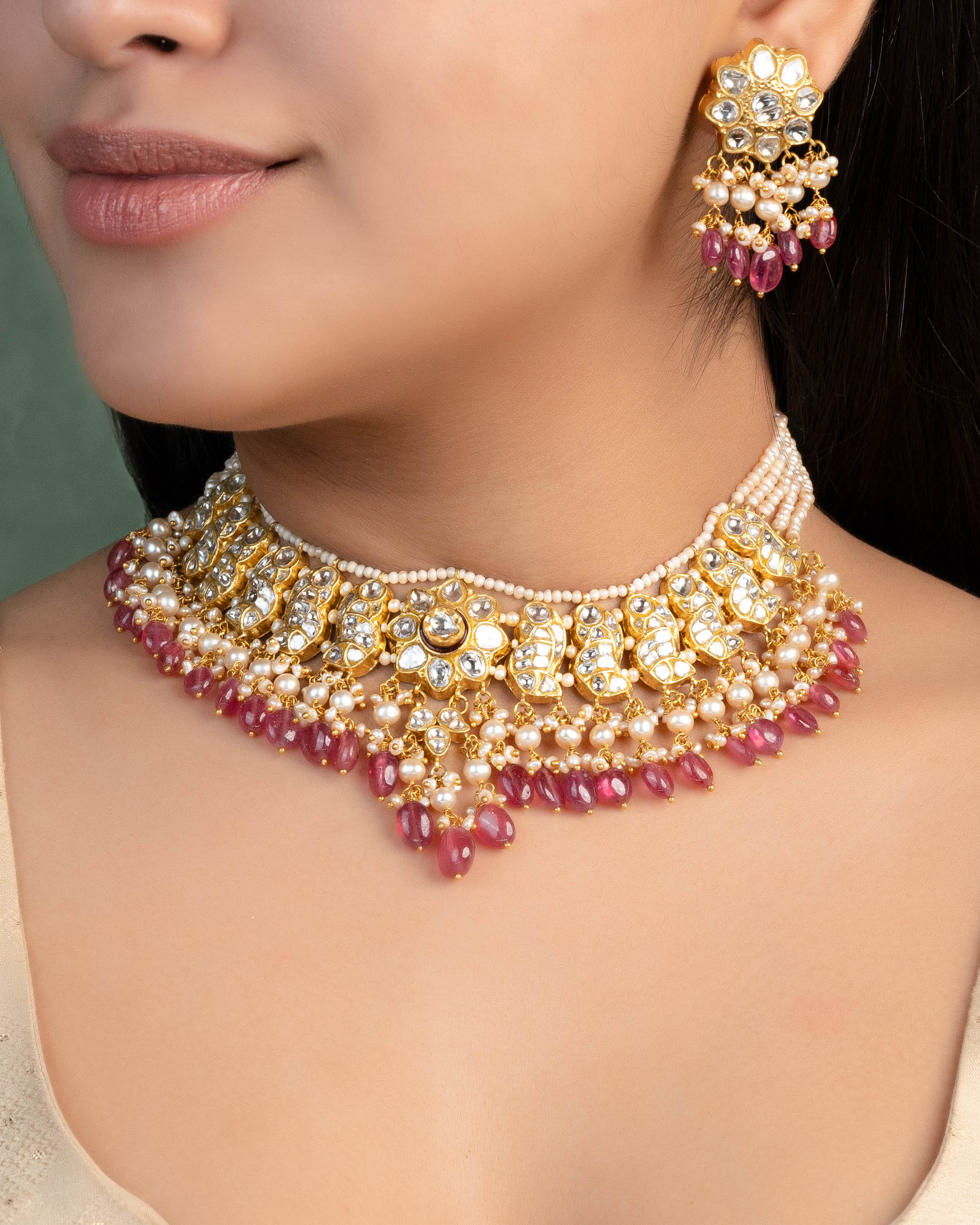 Akira Polki Necklace