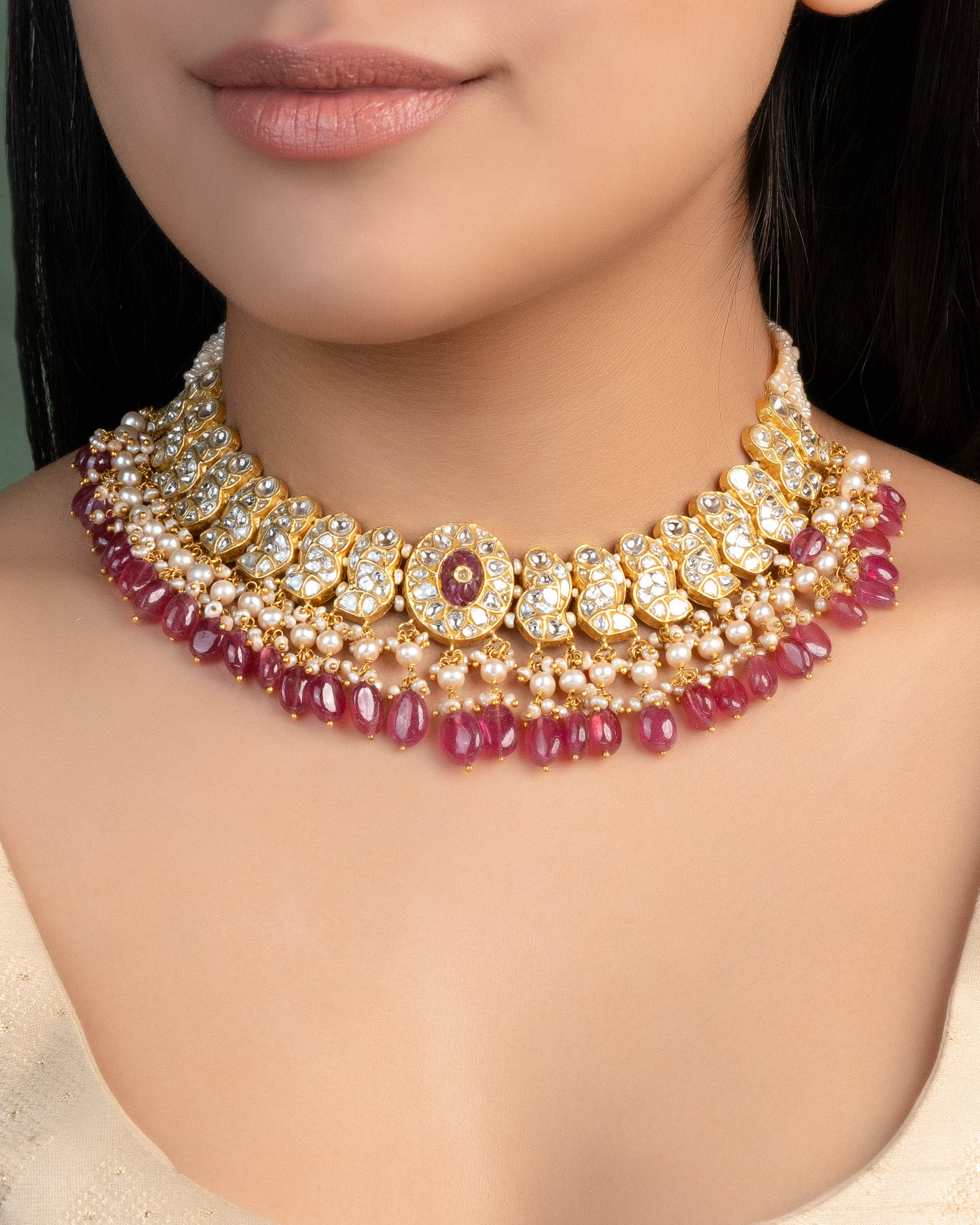 Prisha Polki Necklace