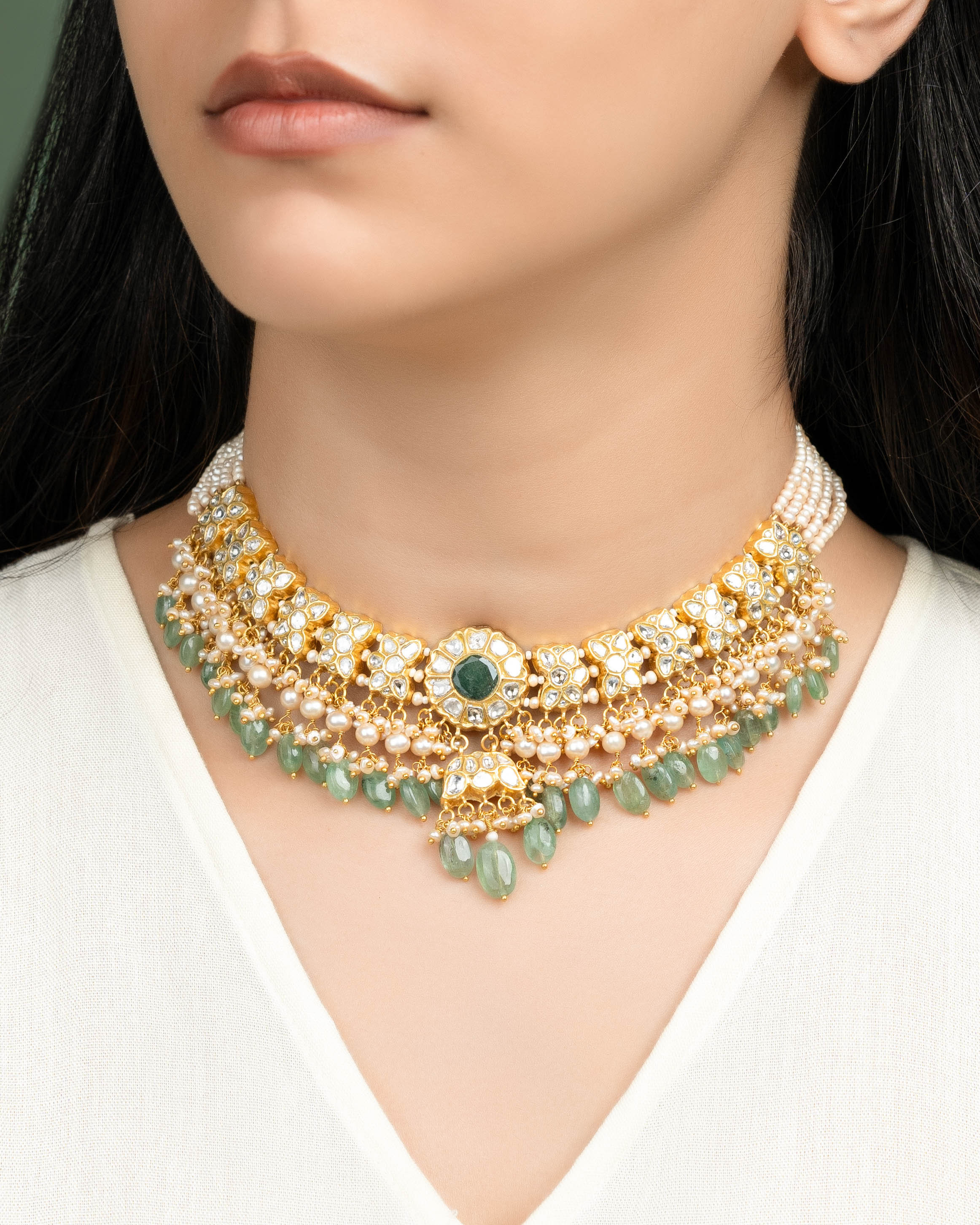 Ahalya Polki Necklace
