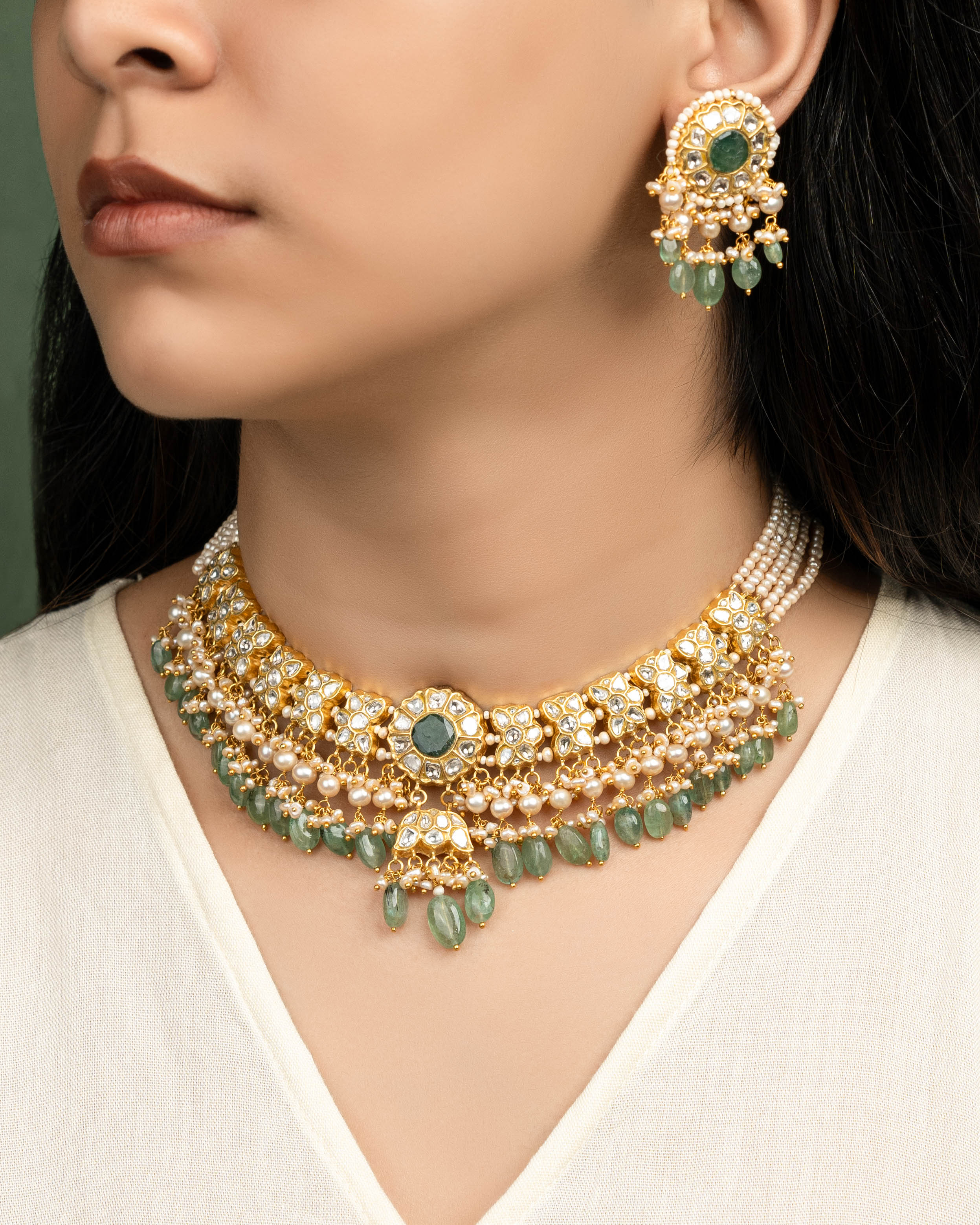 Ahalya Polki Necklace