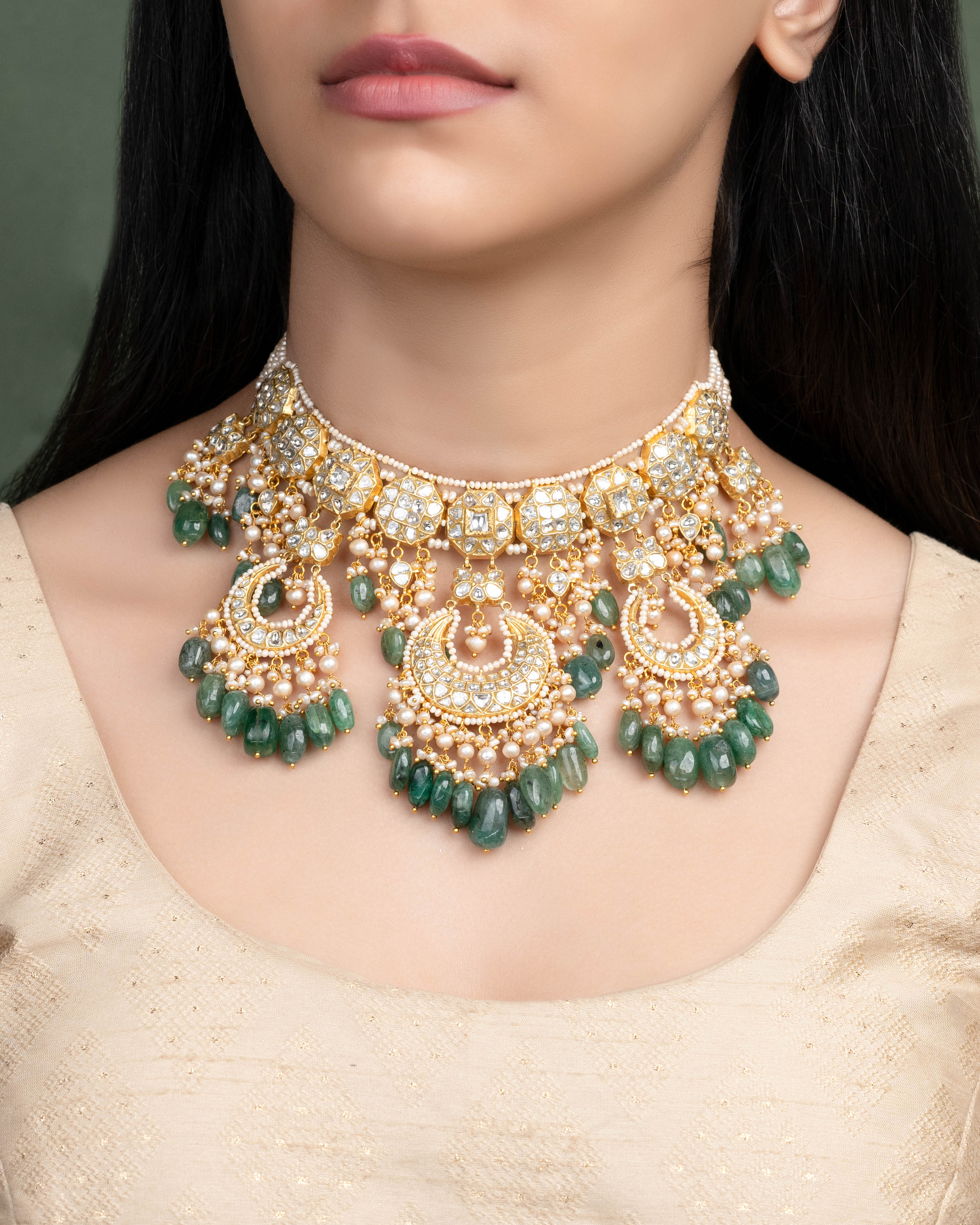 Neezaya Polki Necklace