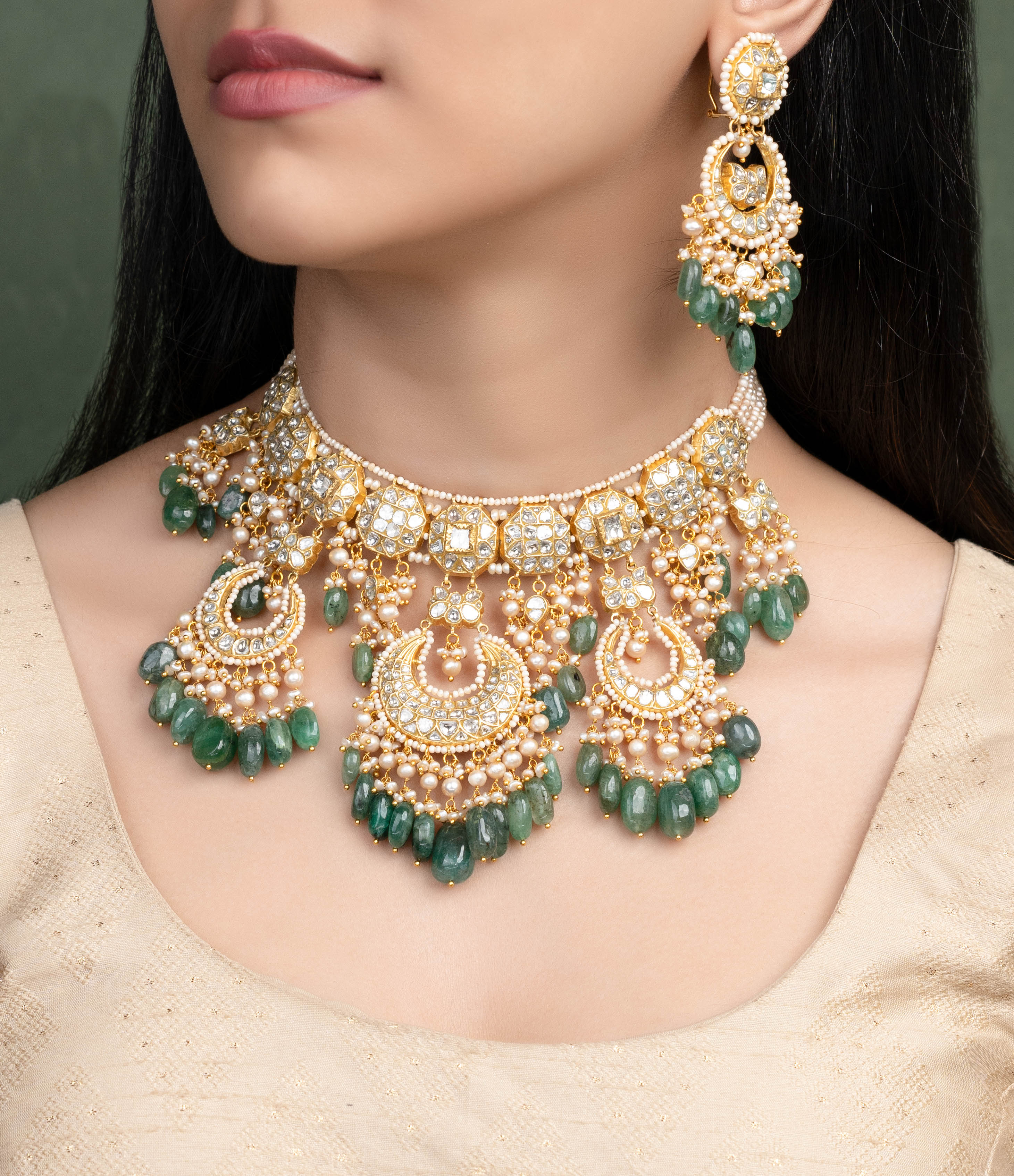 Neezaya Polki Necklace