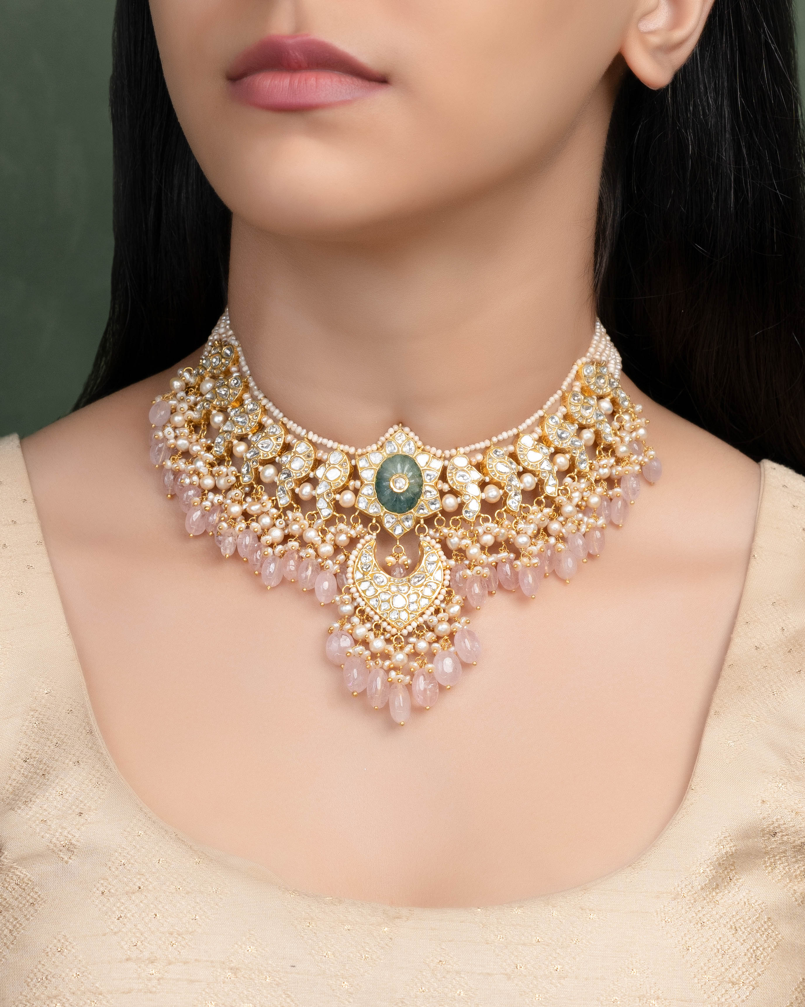 Sanchi Polki Necklace