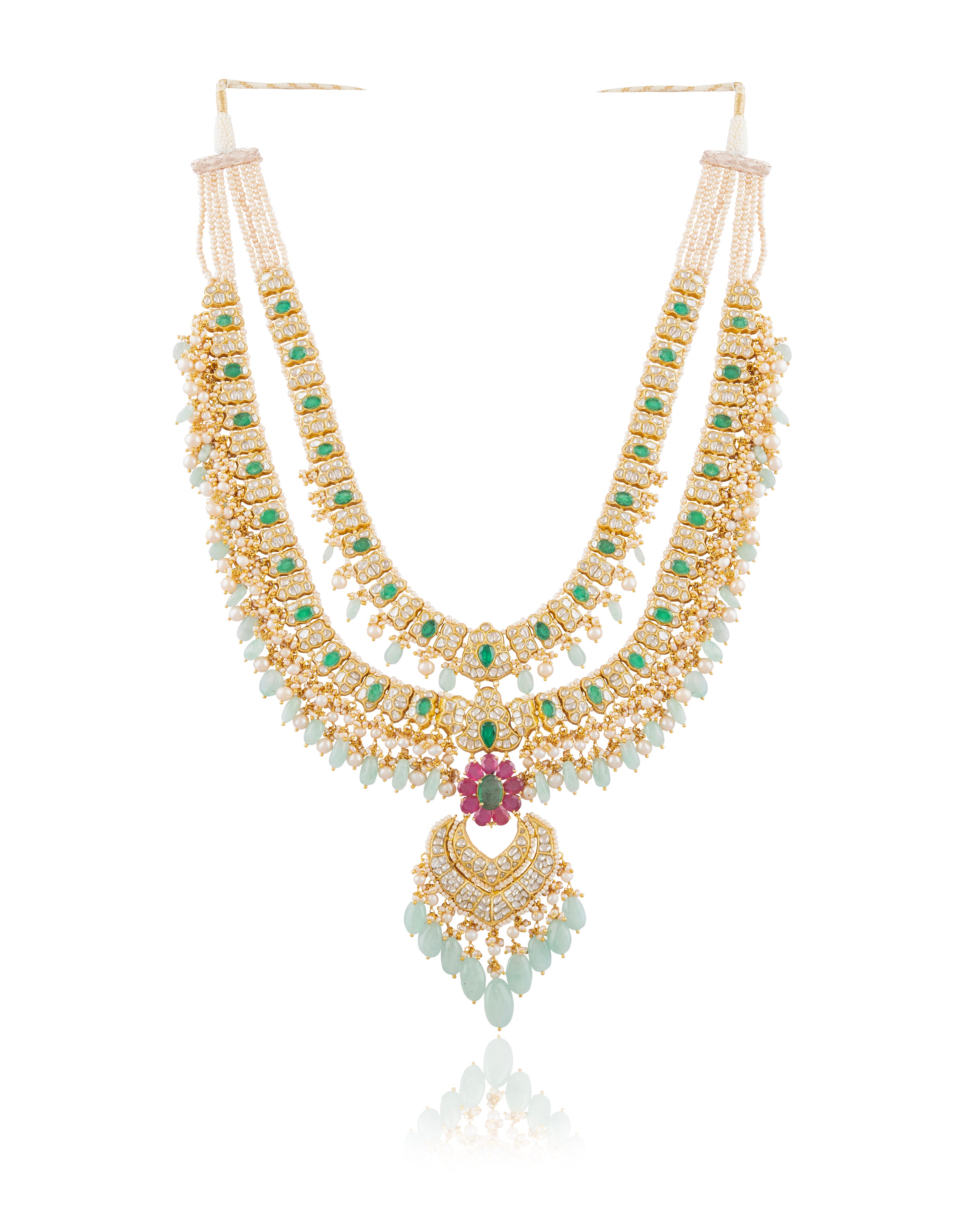 Shravani Polki Long Necklace