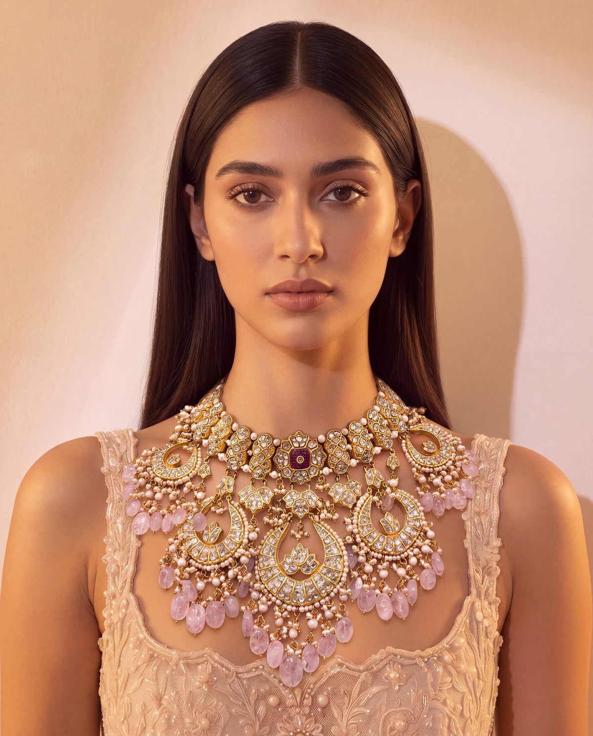 Zina Polki Necklace