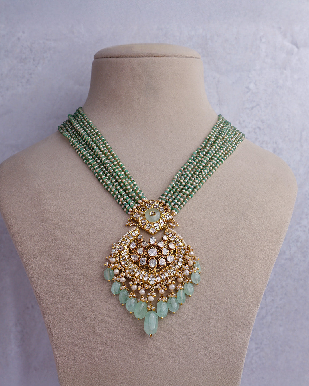 Yasha Polki Bead Pendant