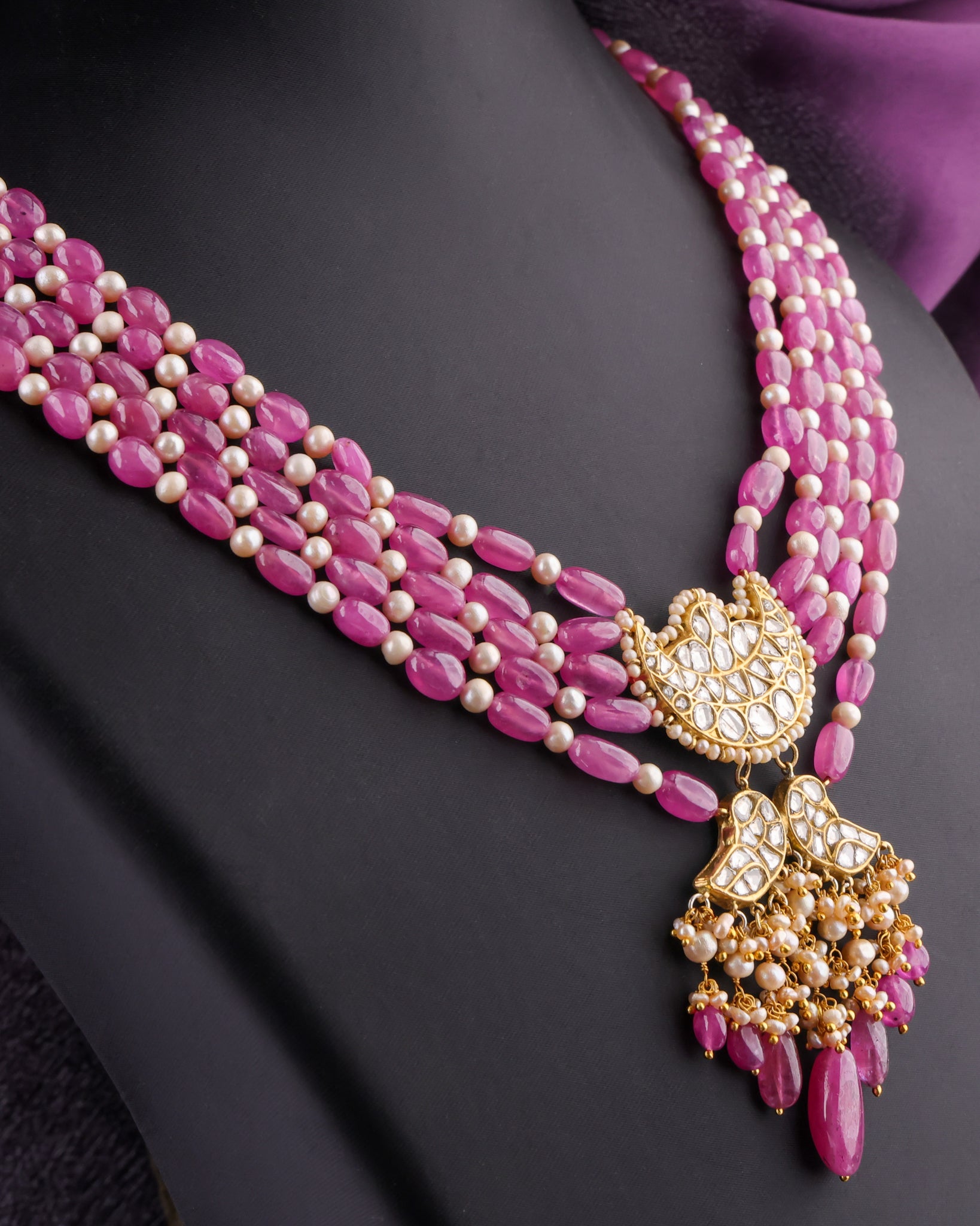 Sahita Polki Bead Pendant