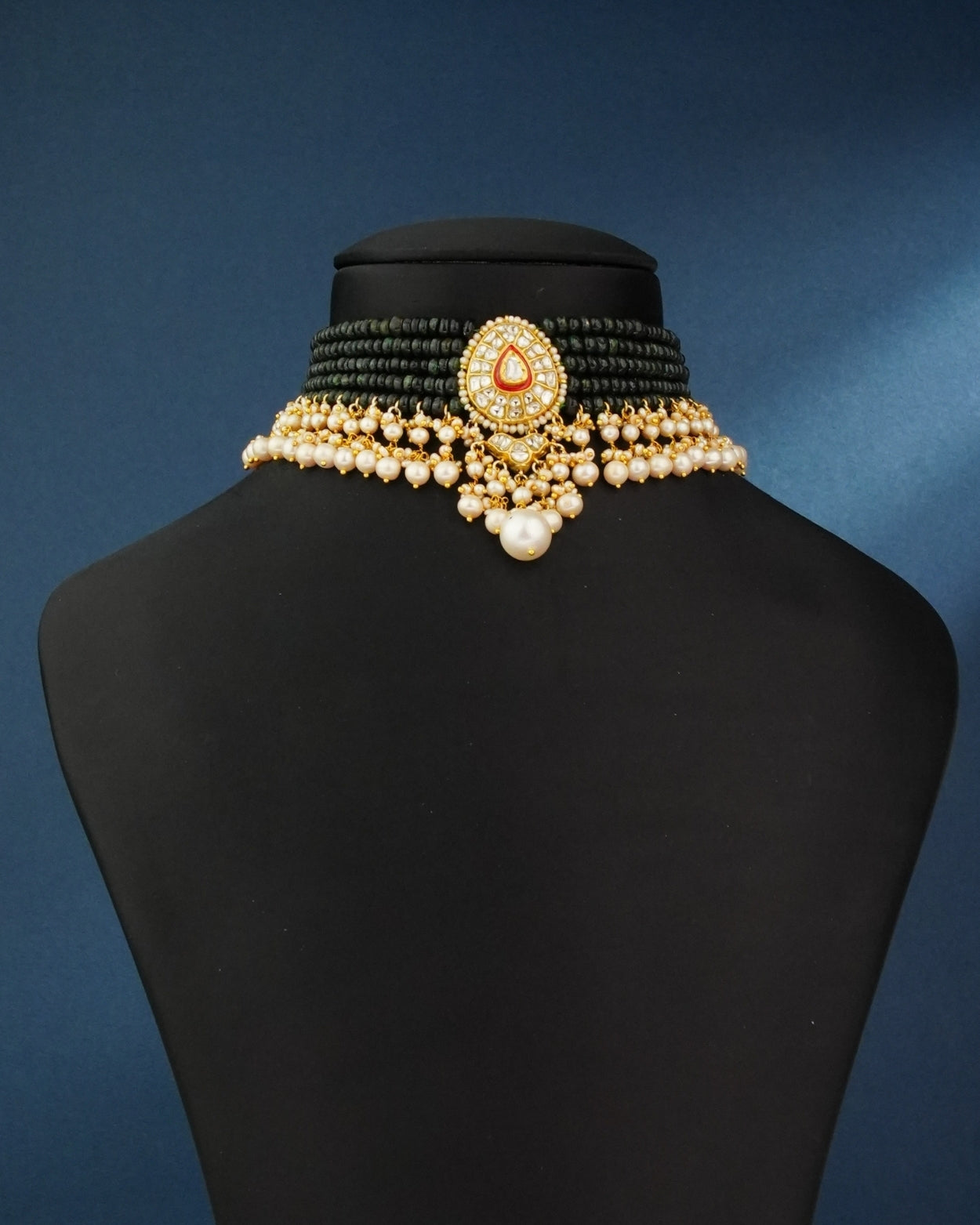 Nova Polki Bead Choker