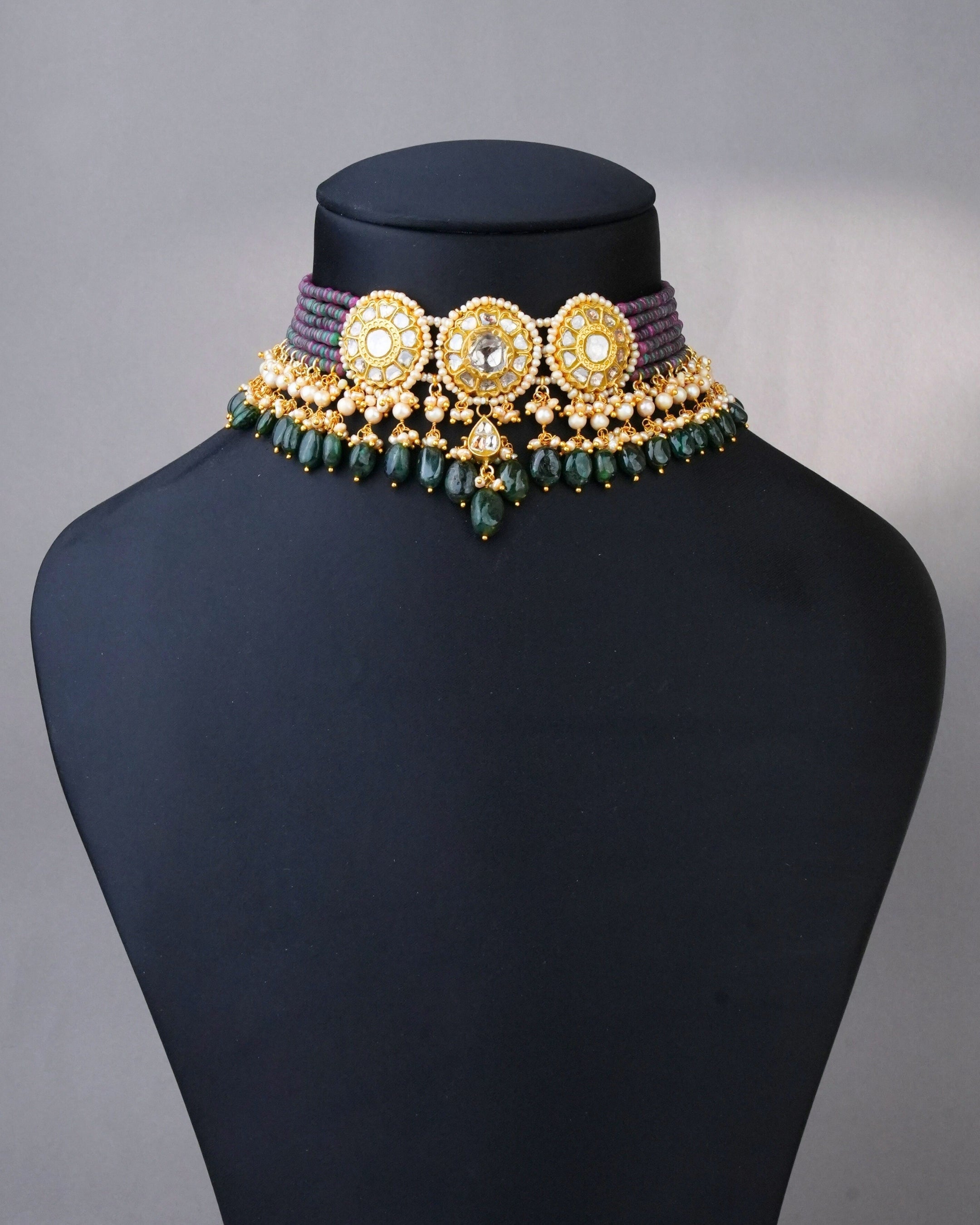 Falak Polki Bead Pendant