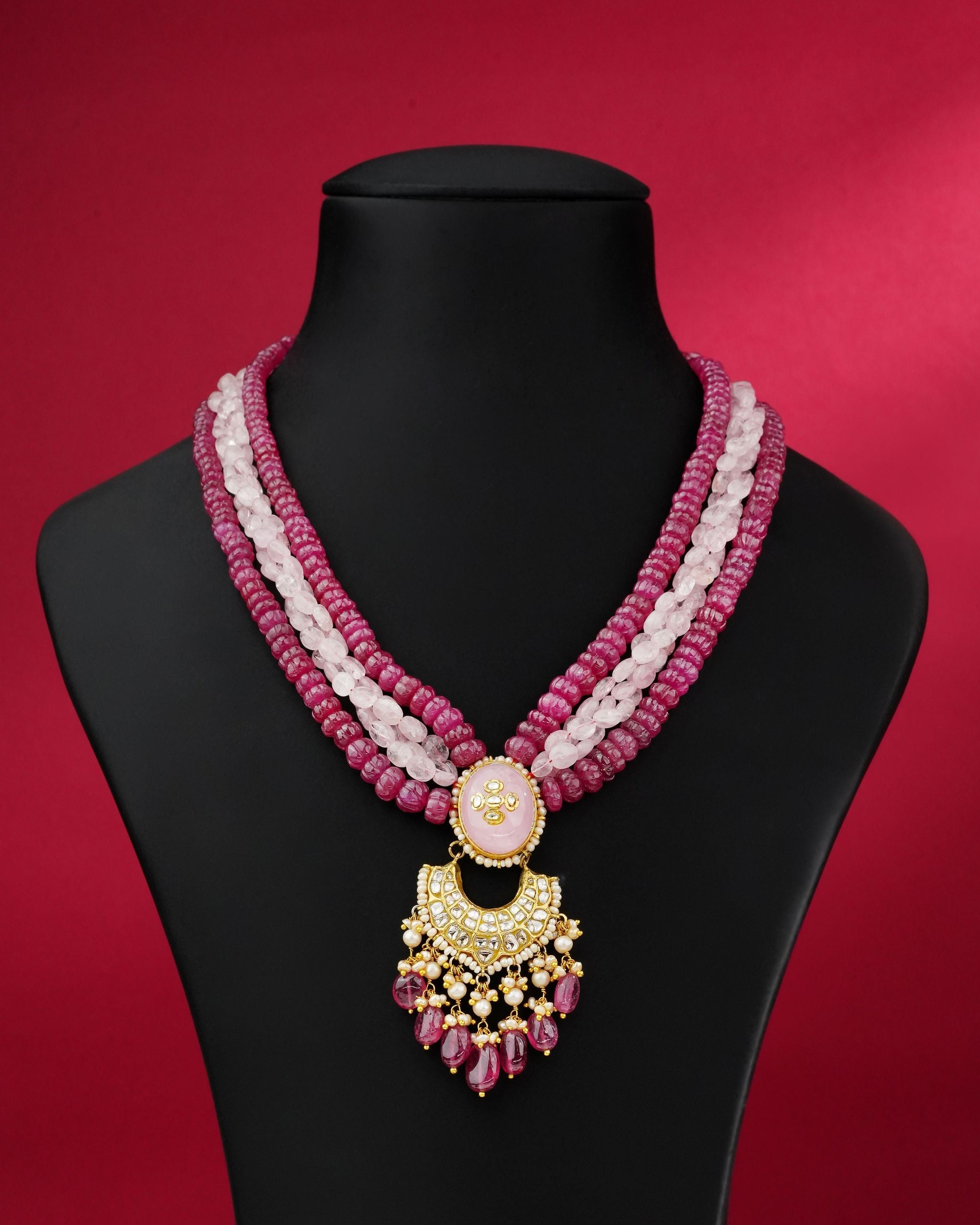 Vedanti Polki Bead Pendant - NO ORDERS