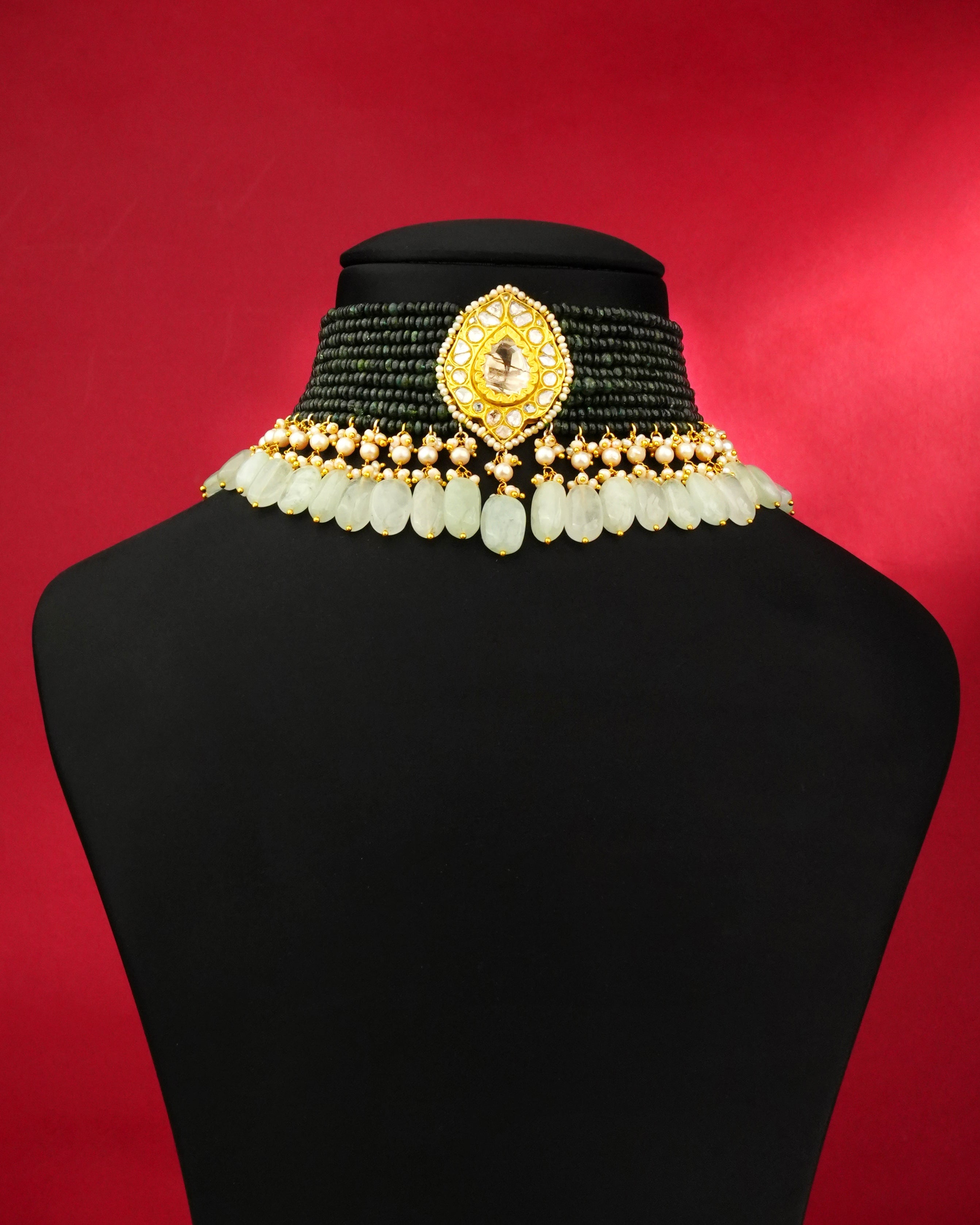 Trisha Polki Bead Choker - NO ORDERS