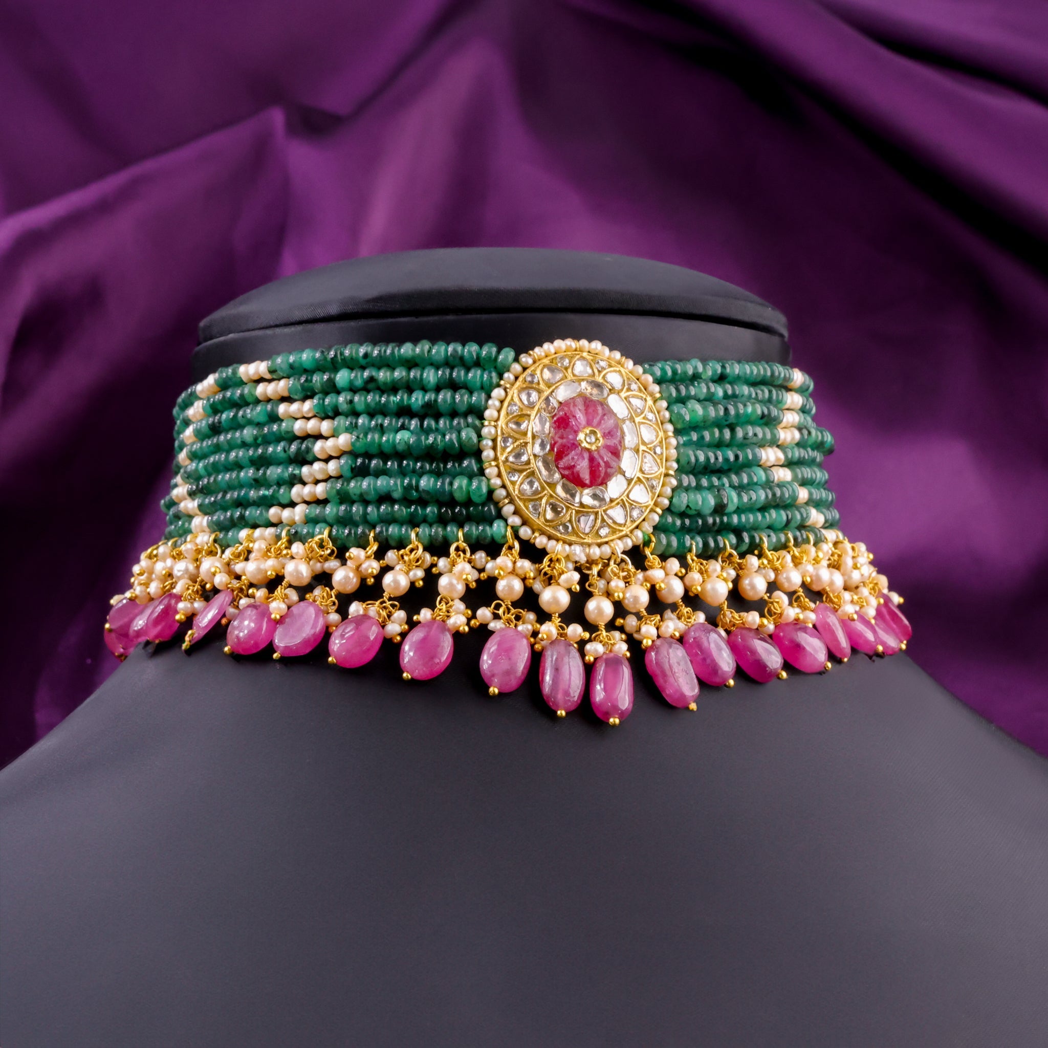 Khrisha Polki Choker - NO ORDERS