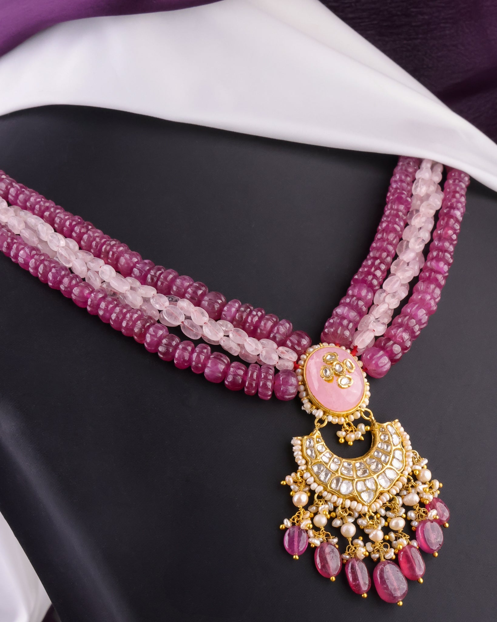 Kanishka Polki Bead Pendant - NO ORDERS