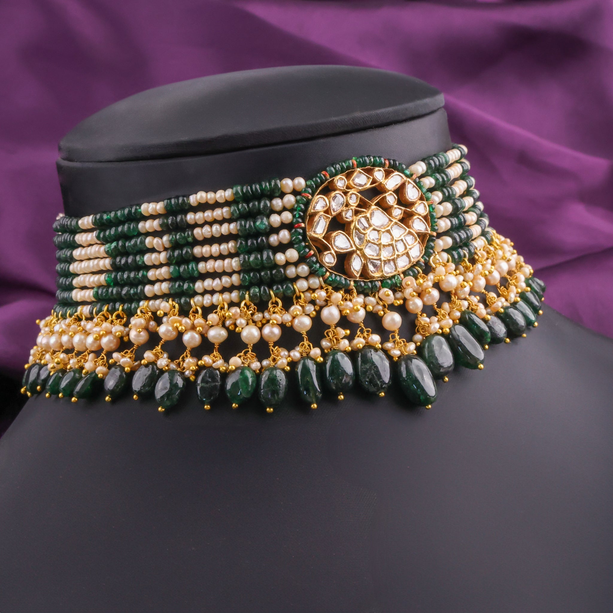 Namanshi Polki Bead Choker - NO ORDERS