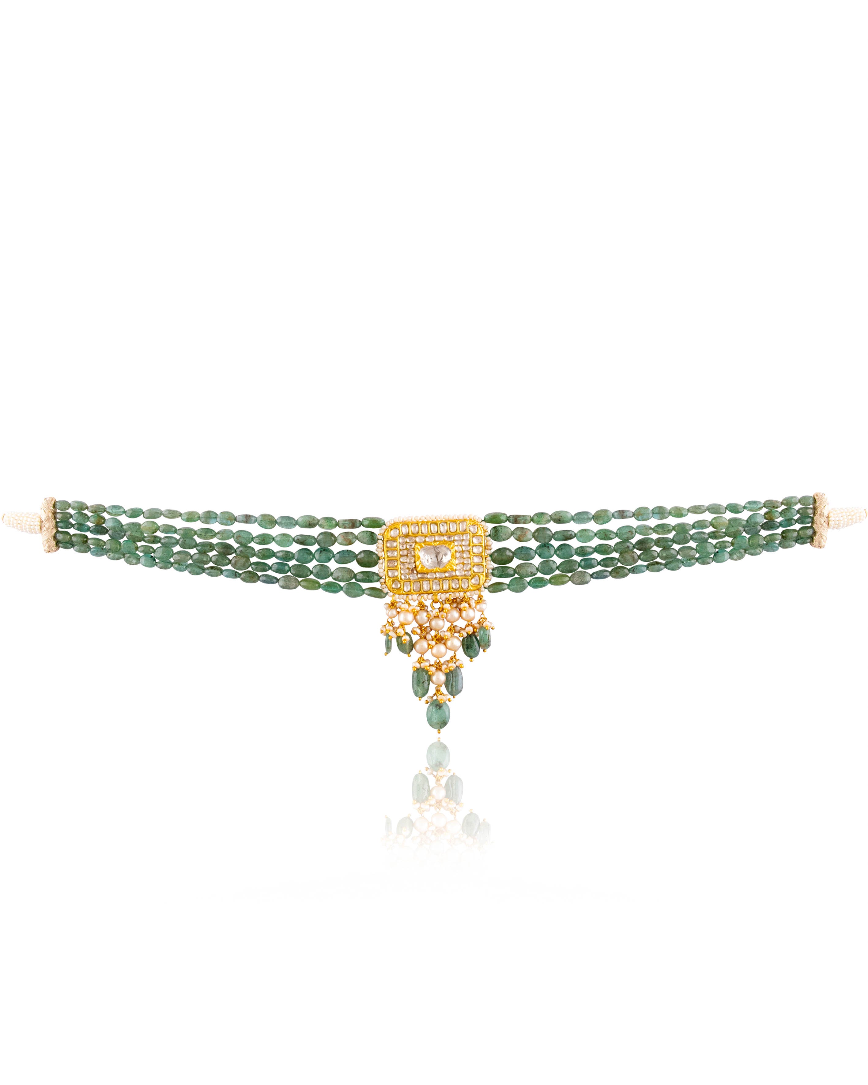 Zoe Polki Bead Choker