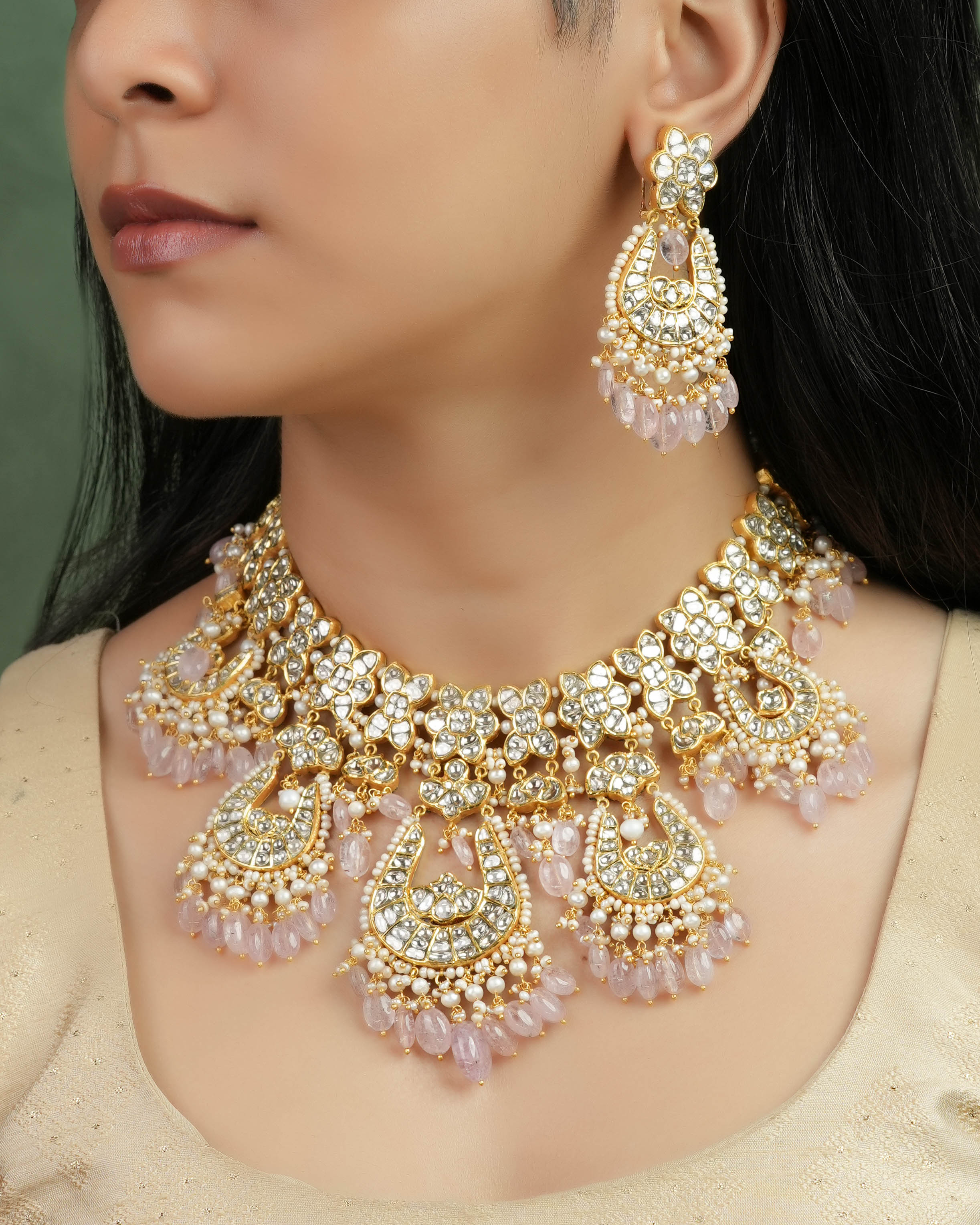 Reeha Polki Necklace