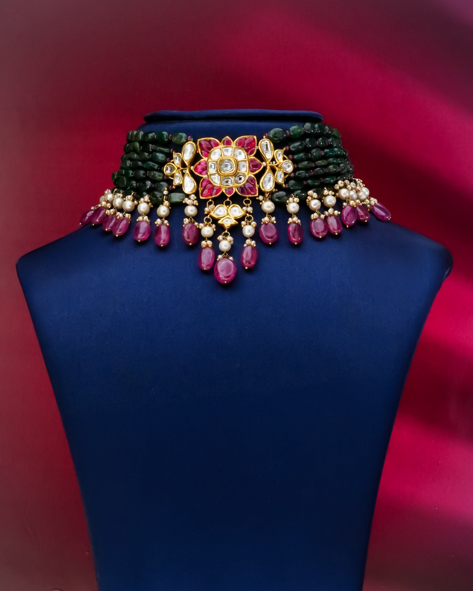 Nadia Polki Bead Choker