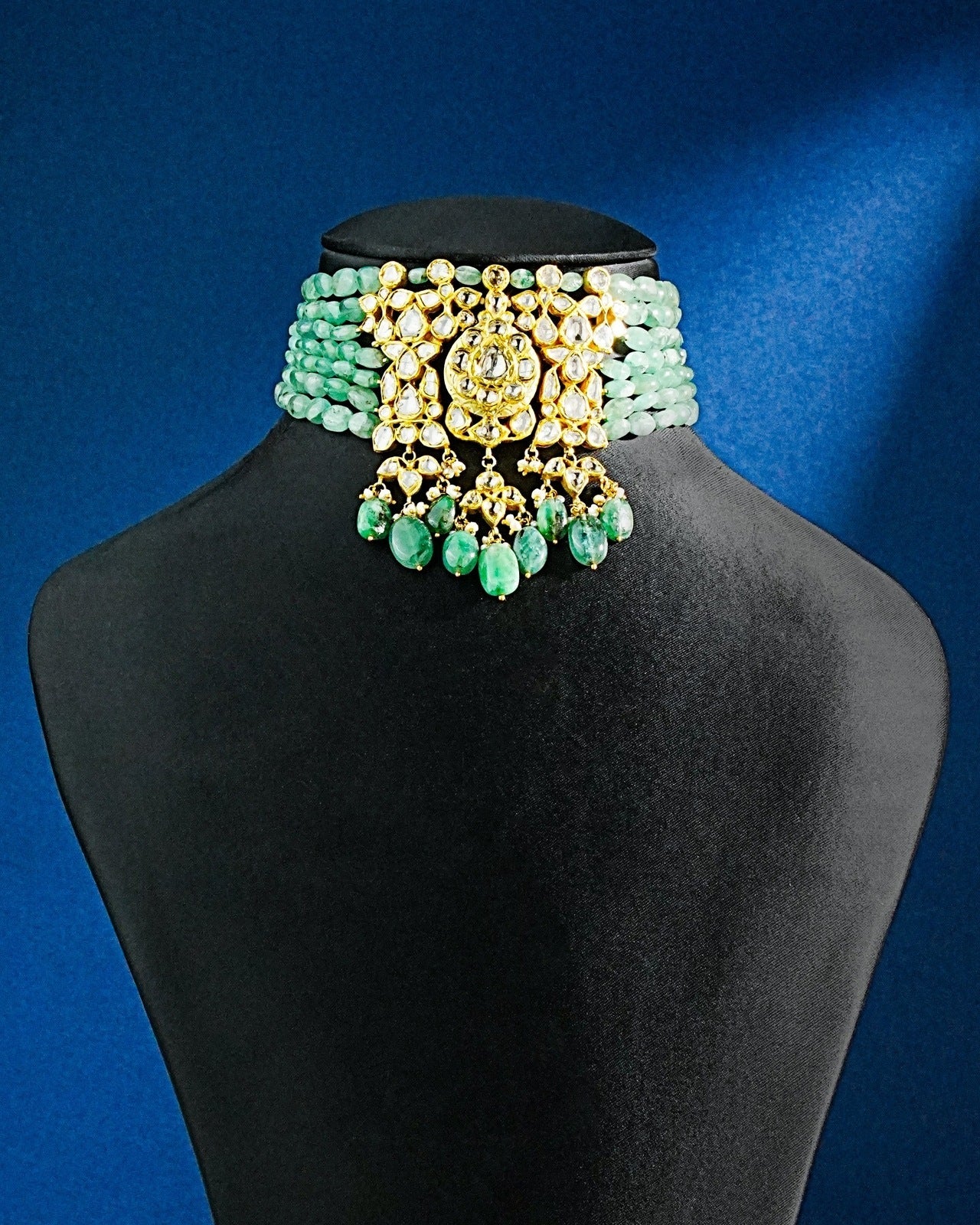 Myra Polki Bead Choker