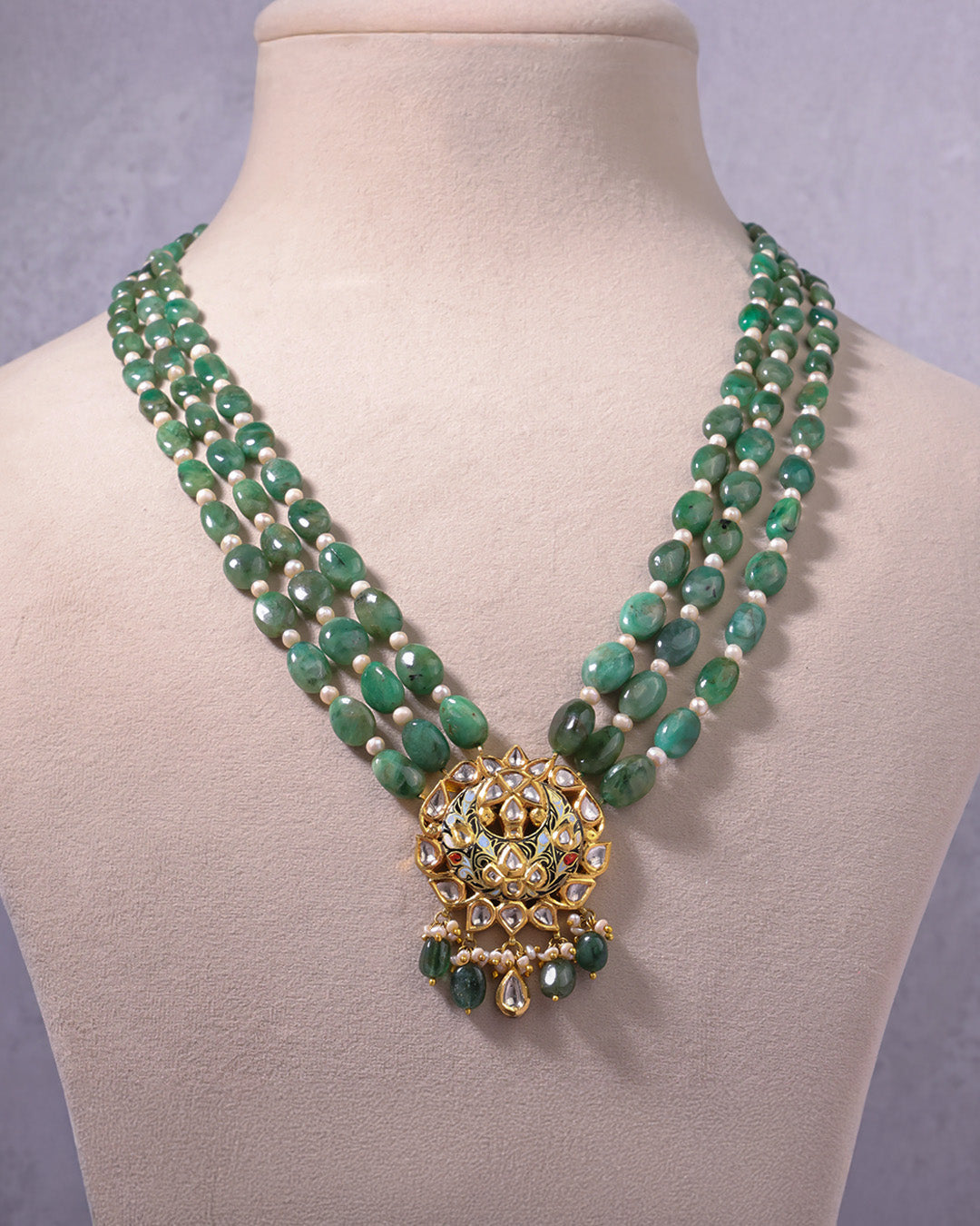 Tanvi Polki Bead Pendant