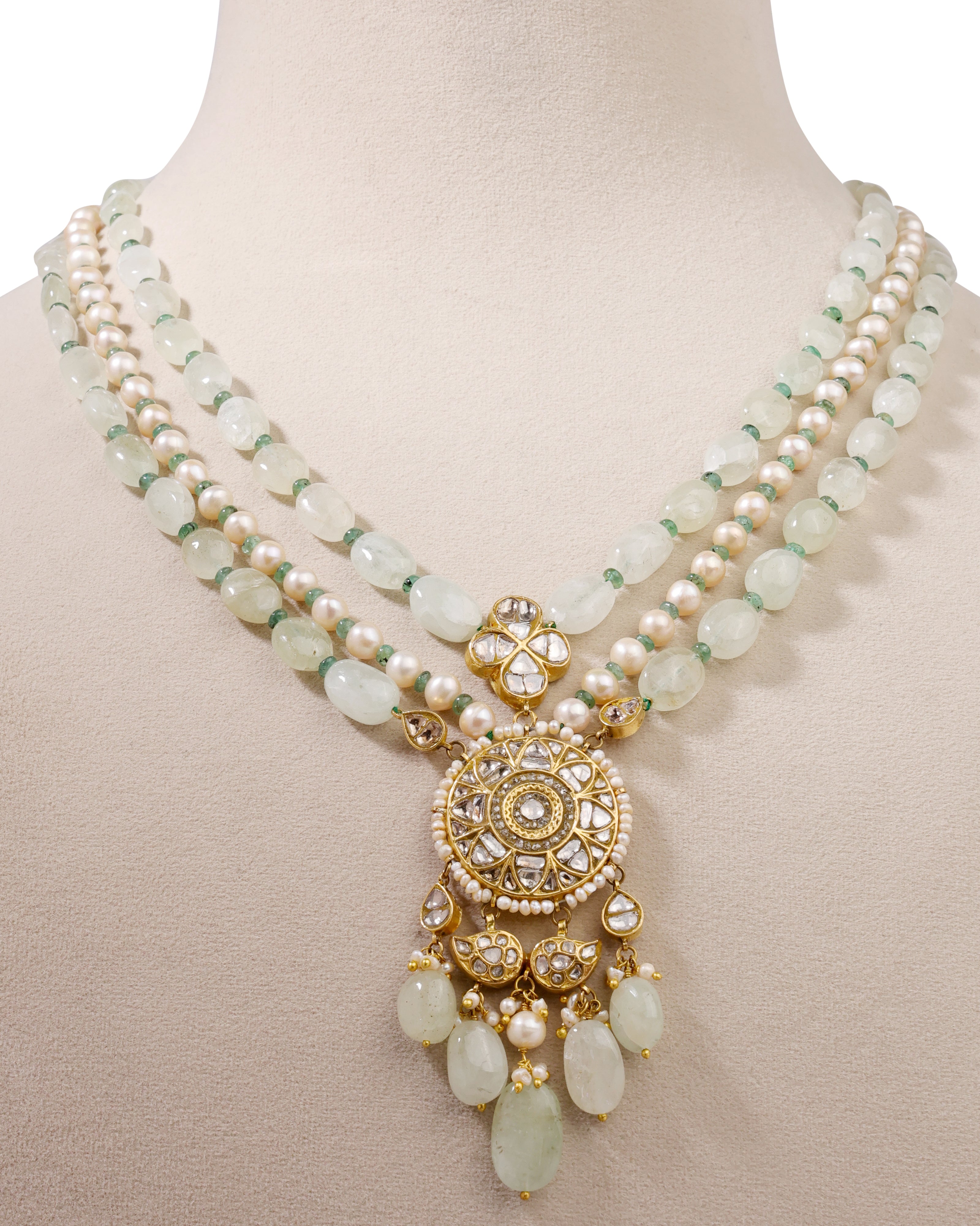 Khushali Polki Bead Choker