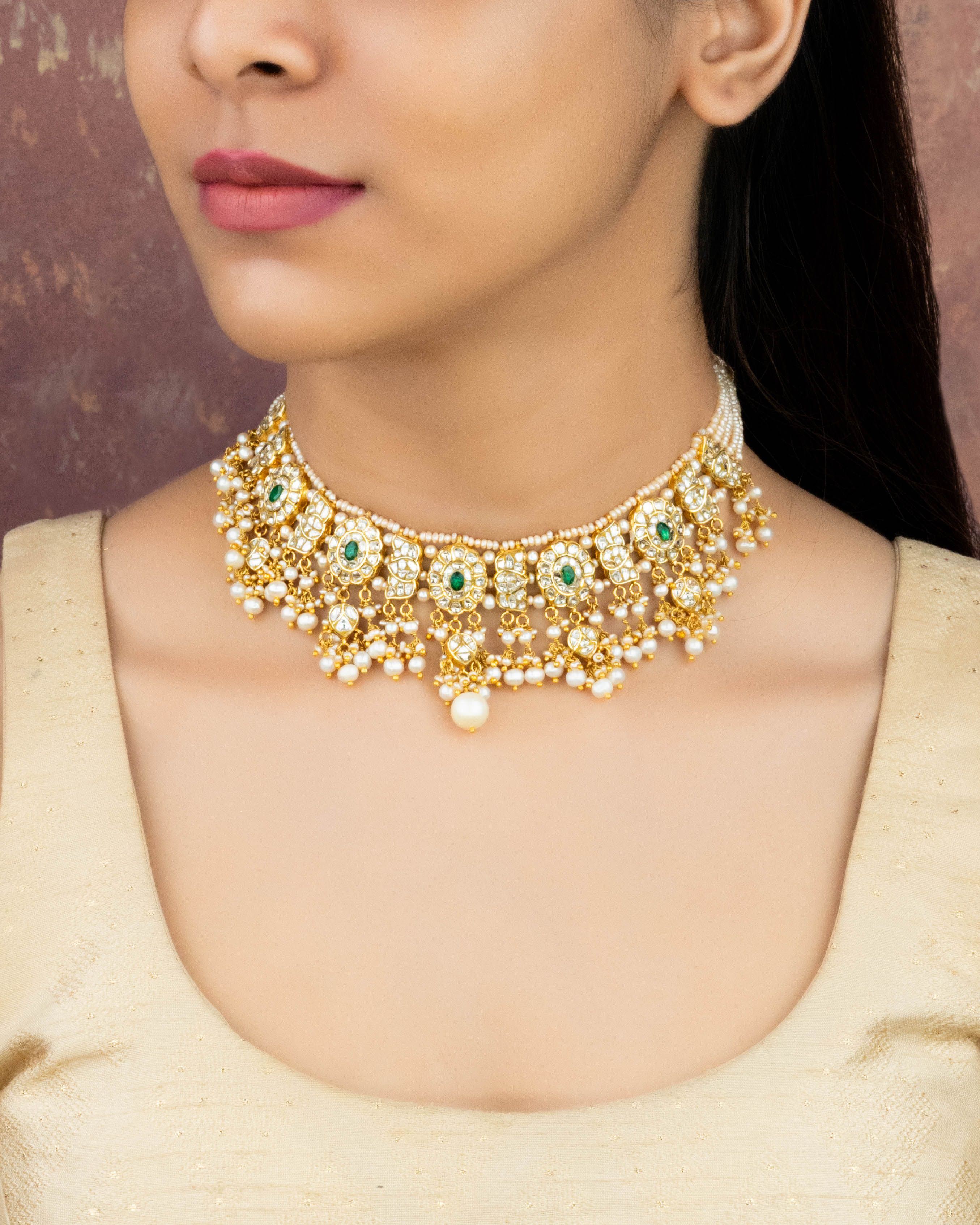Pratiksha Polki Necklace