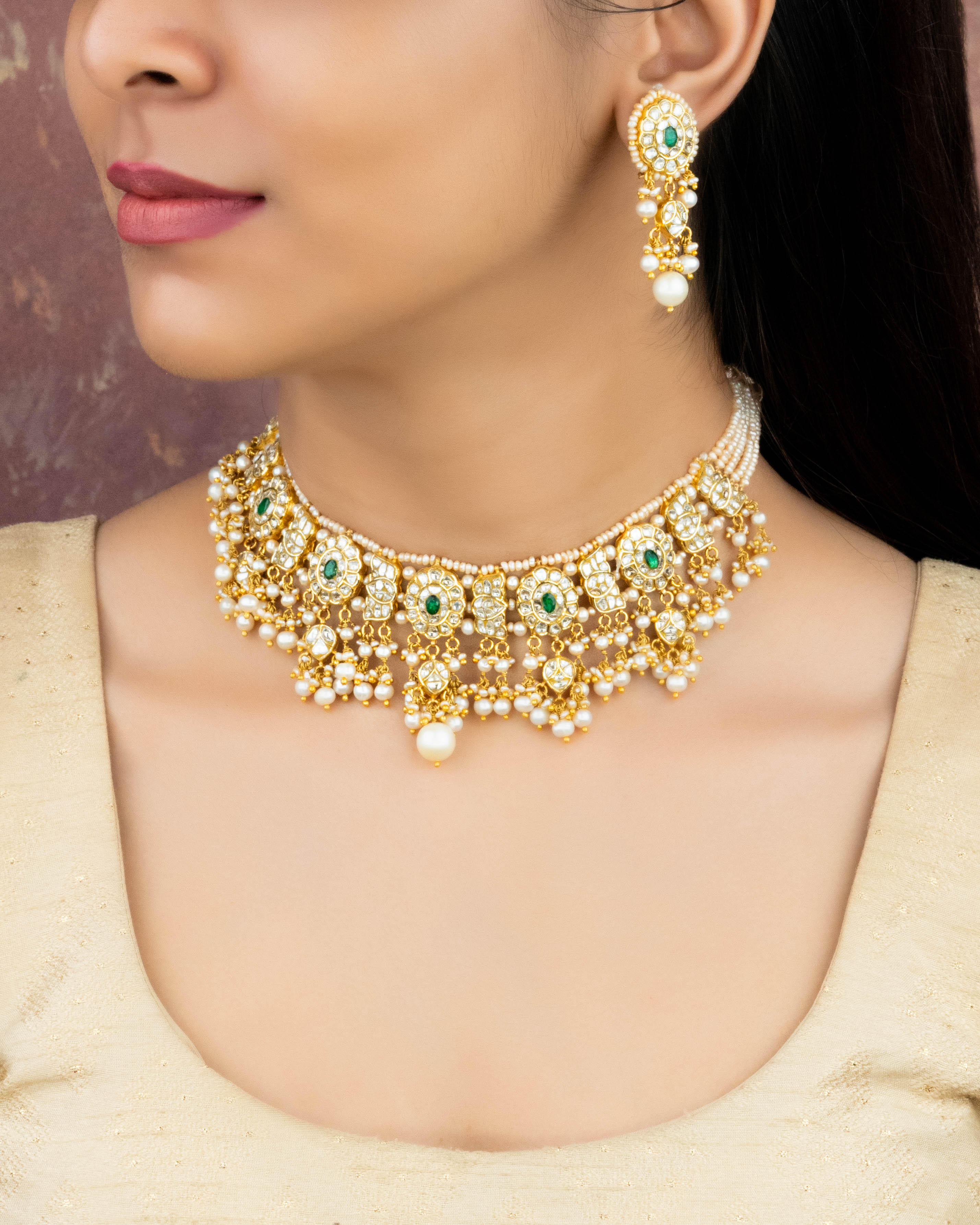 Pratiksha Polki Necklace
