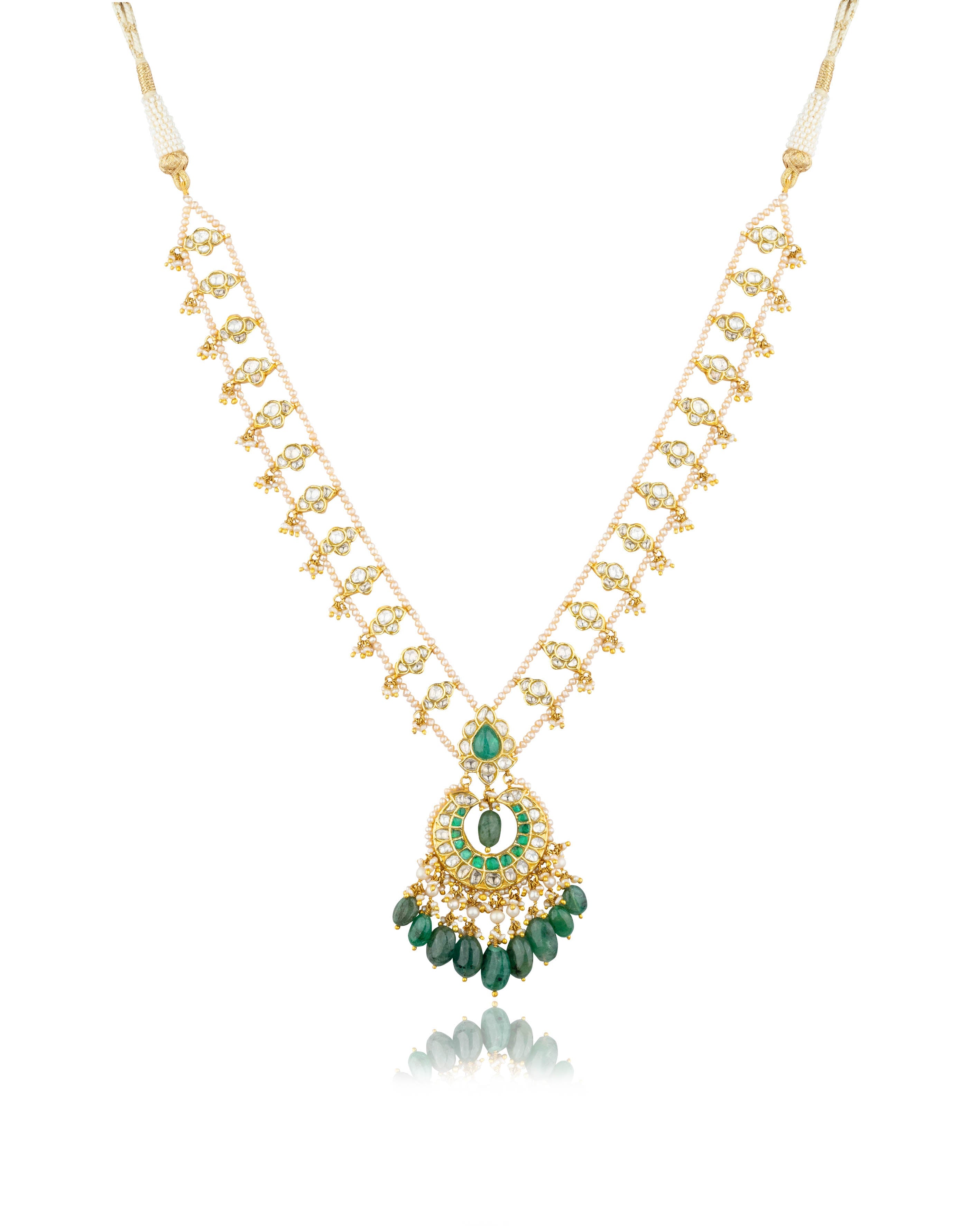 Ekta Polki Long Necklace