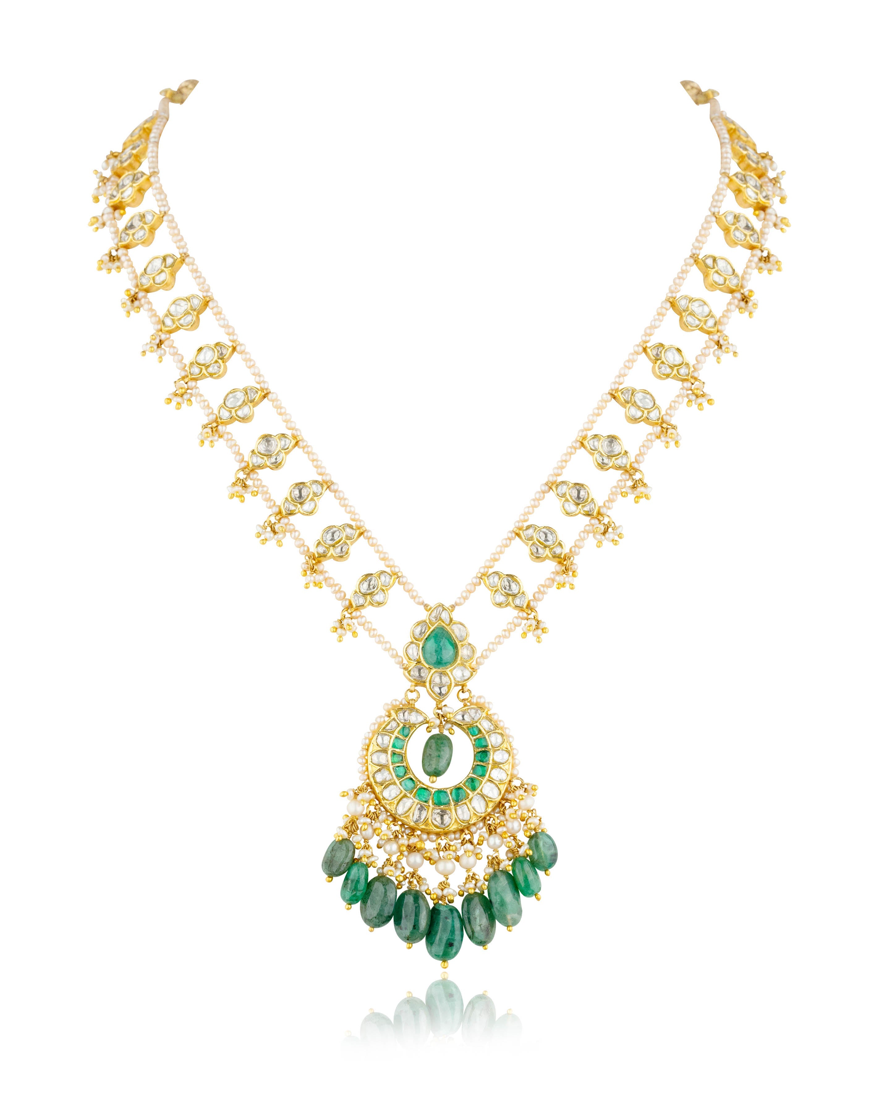 Ekta Polki Long Necklace