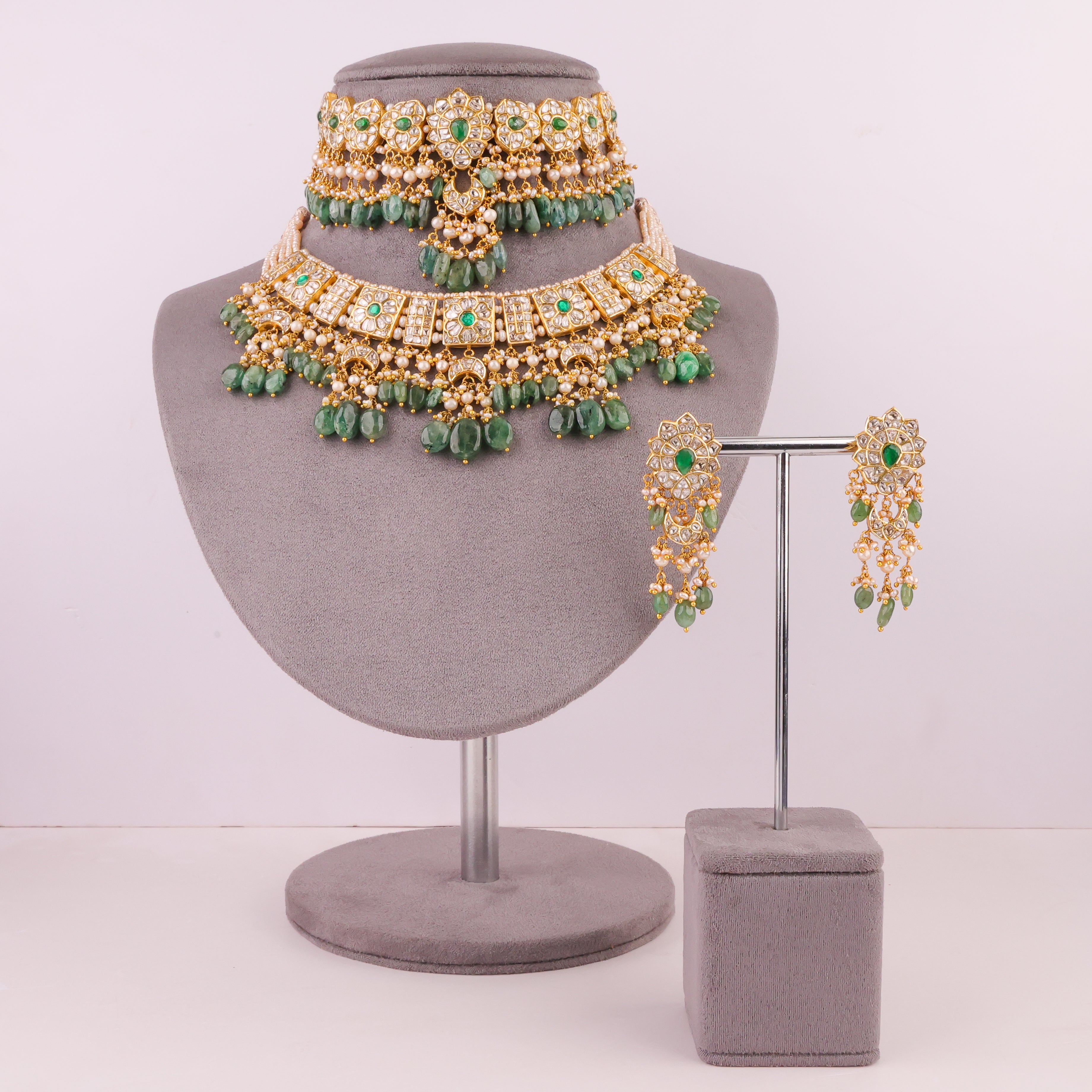 Dhanvi Bridal Polki Set