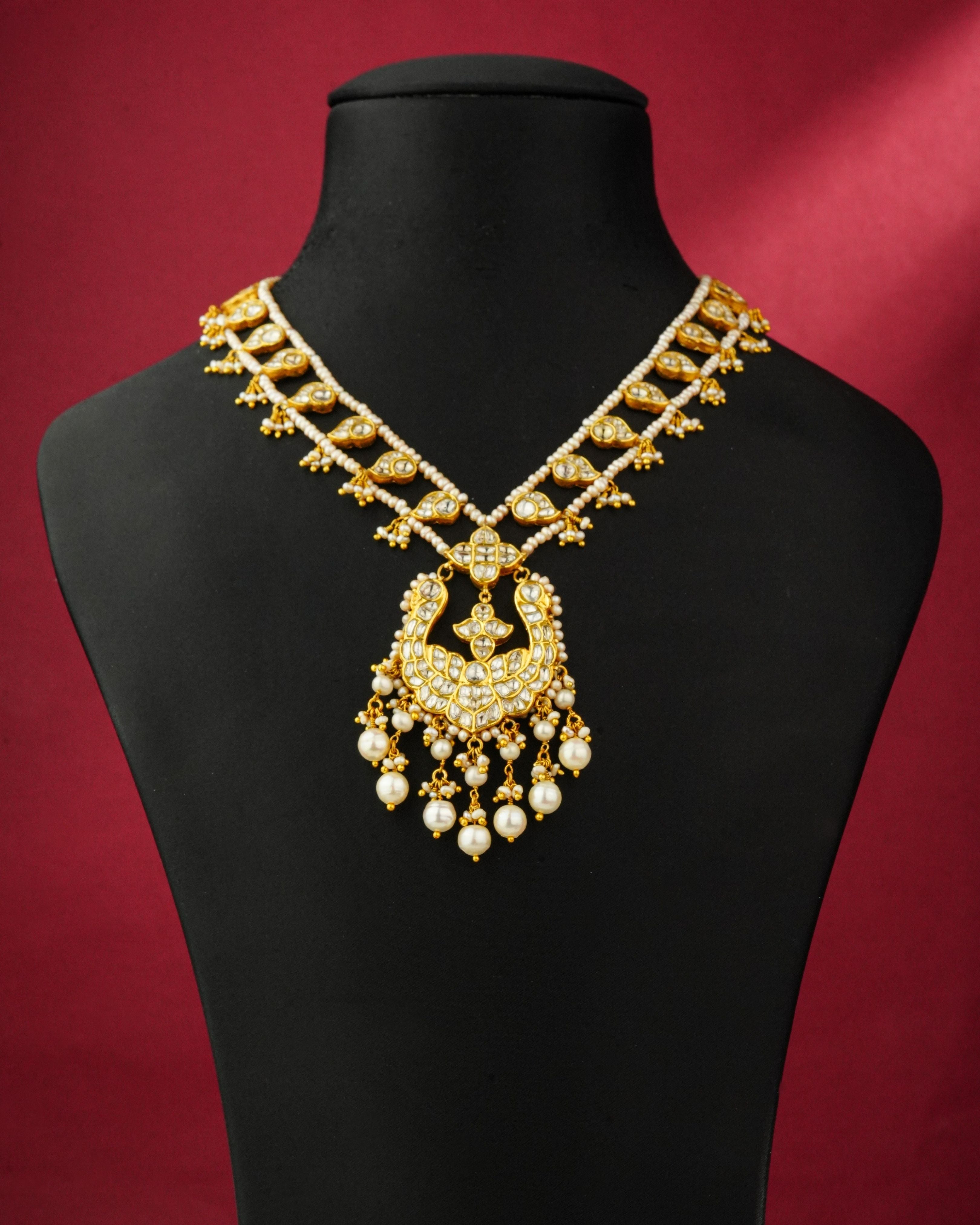 Rupashi Polki Long Necklace