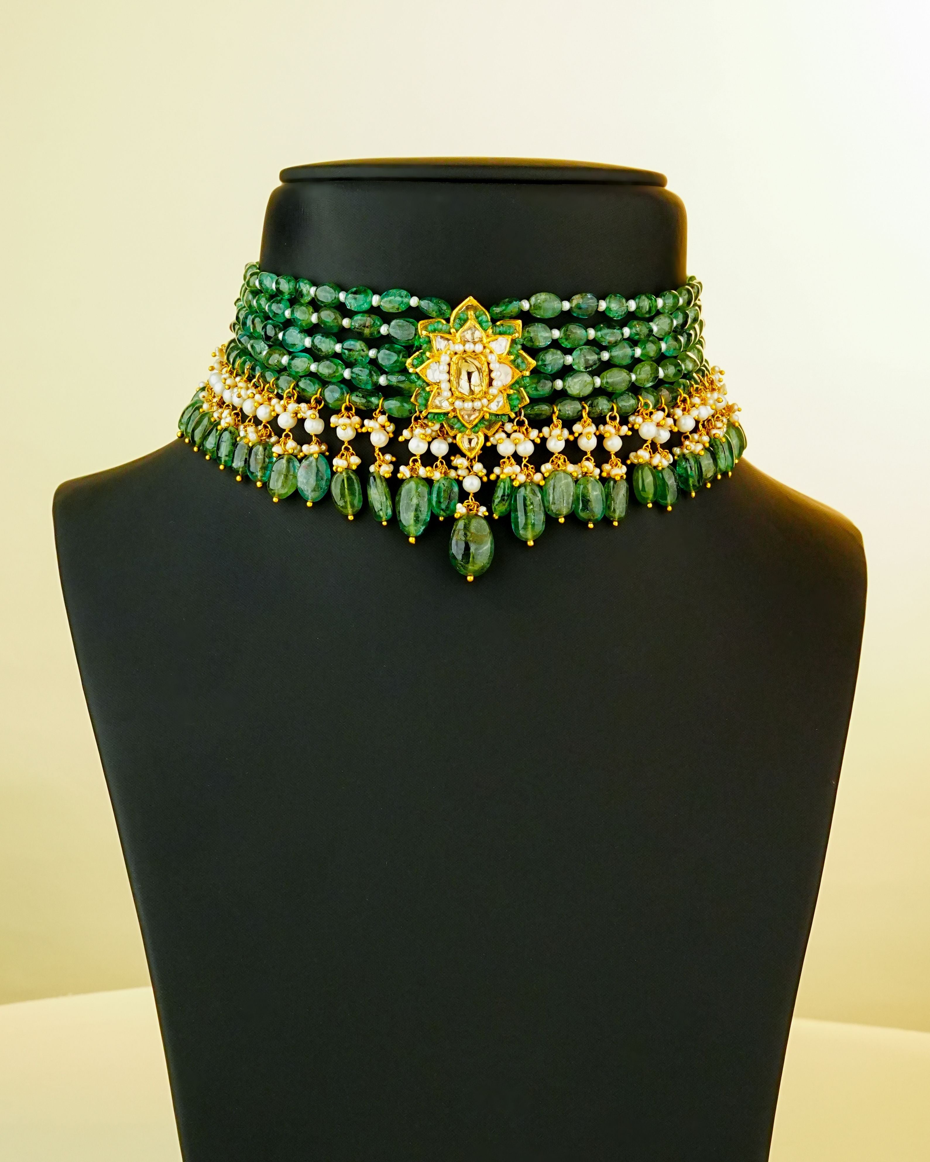Karuka Polki Bead Choker - NO ORDERS