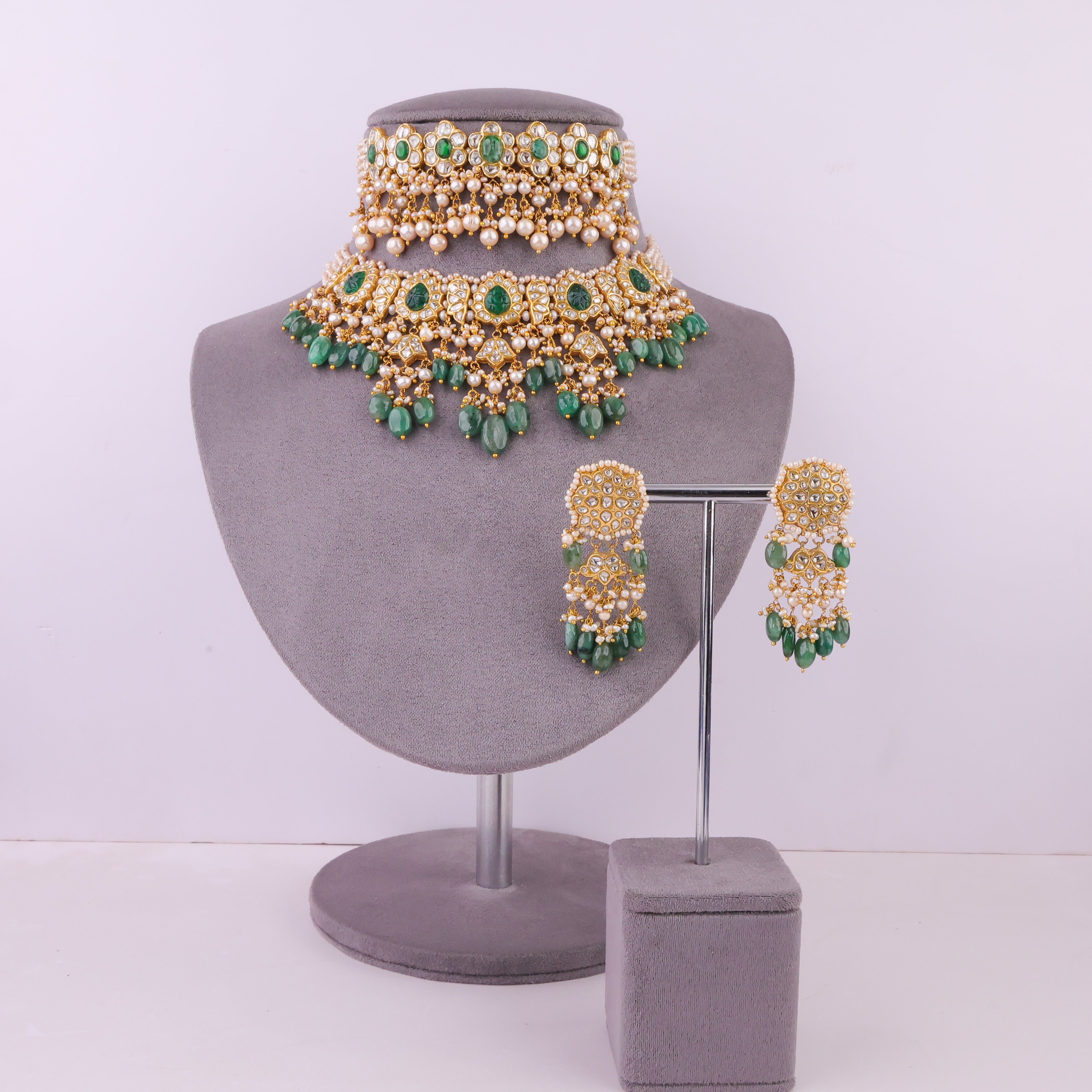 Reeva Bridal Polki Set